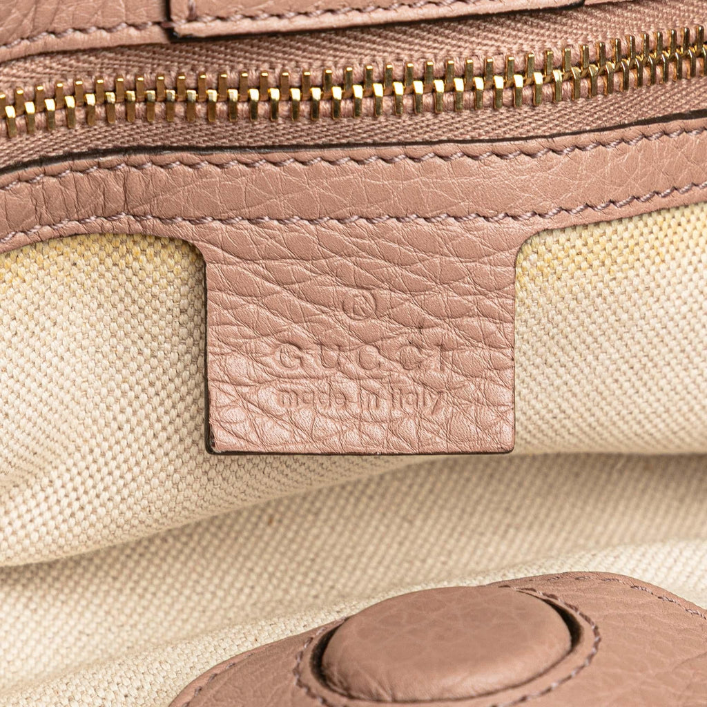 Gucci Small Calfskin Bamboo Shopper Satchel