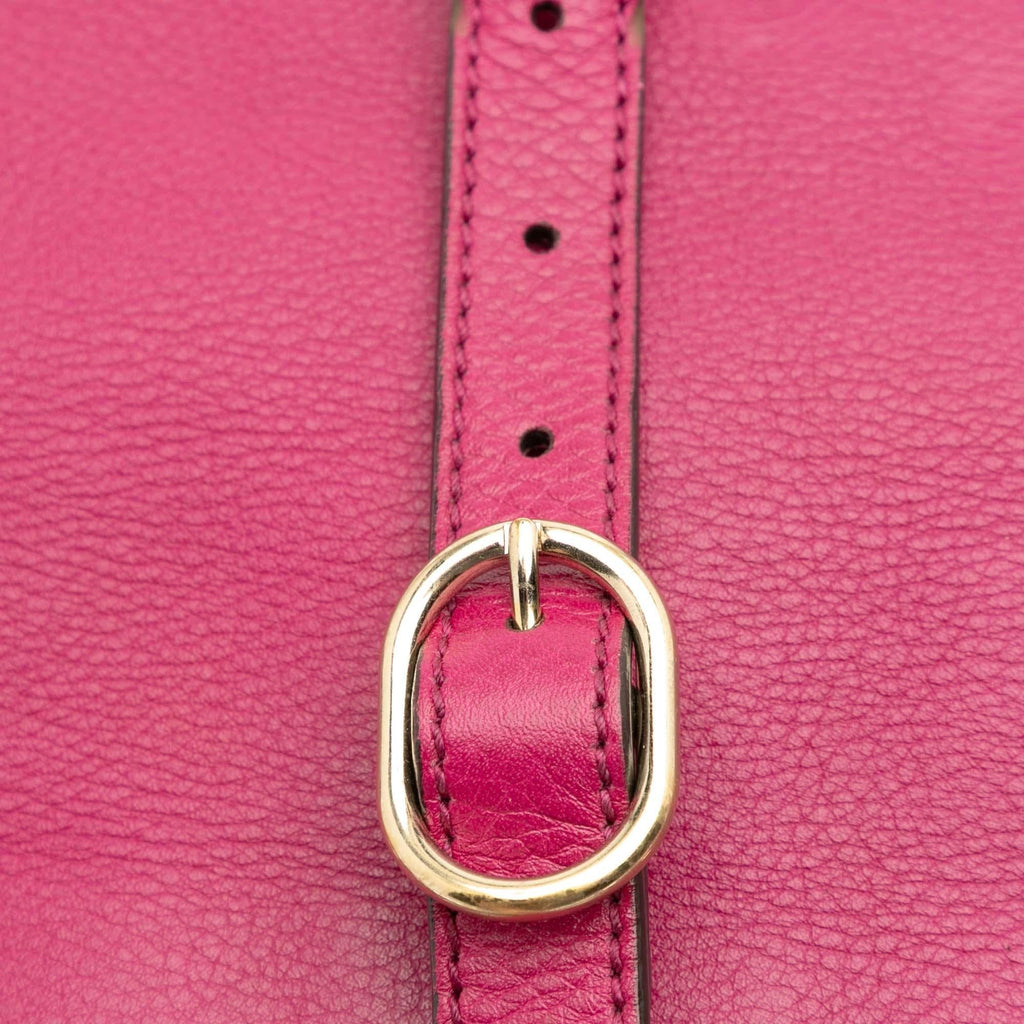 Gucci Small Calfskin Bamboo Shopper Satchel
