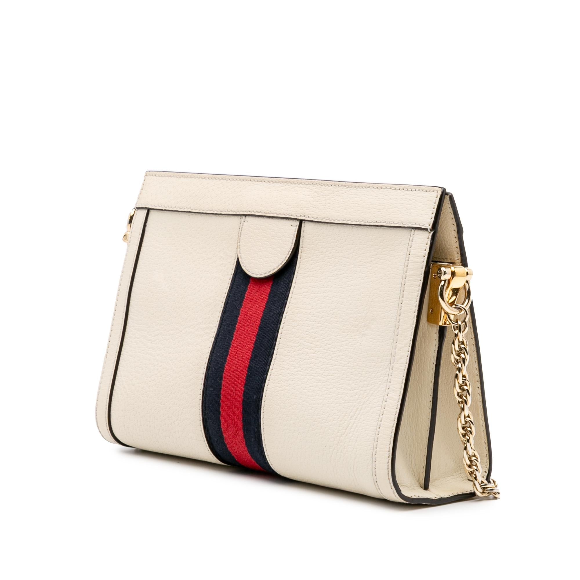 Gucci Small Calfskin Ophidia Chain Crossbody