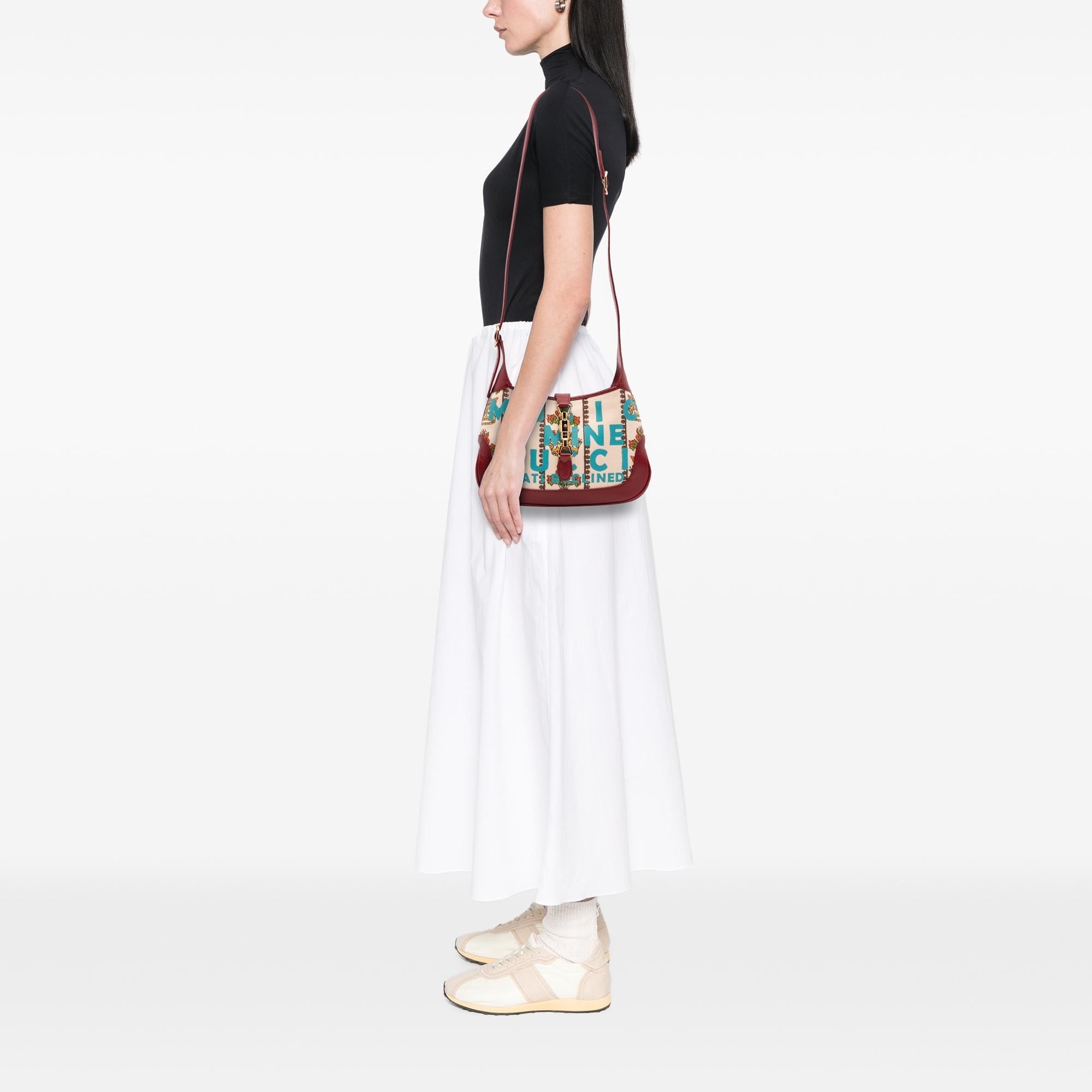 Gucci Small Canvas 100 Centennial Music Jackie 1961 Crossbody