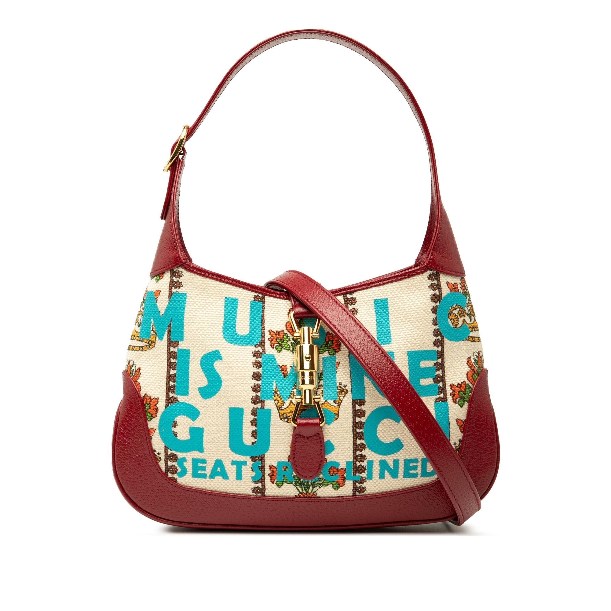 Gucci Small Canvas 100 CLBtLBnial Music Jackie 1961 Crossbody