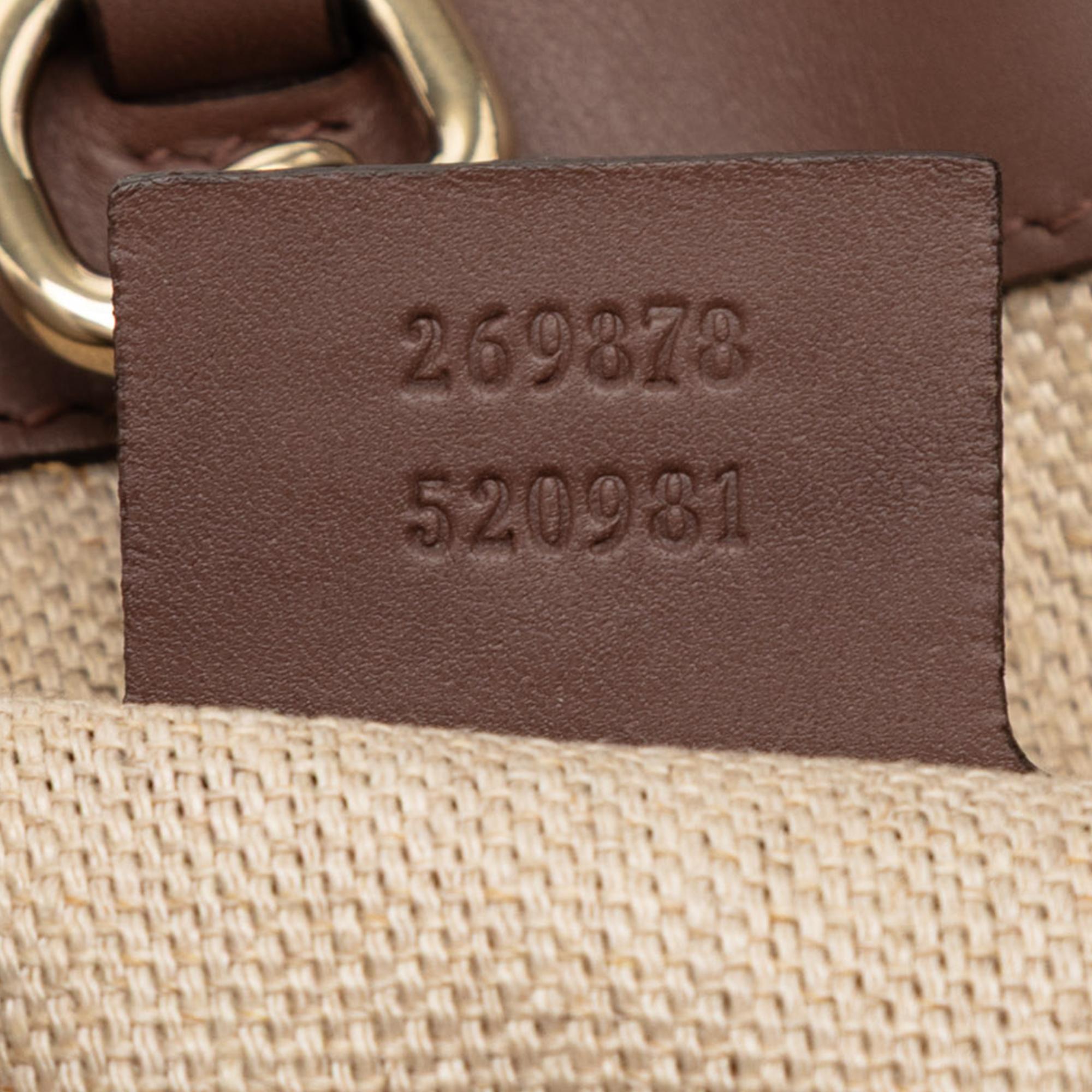 Gucci Small Canvas Logo Craft Tote