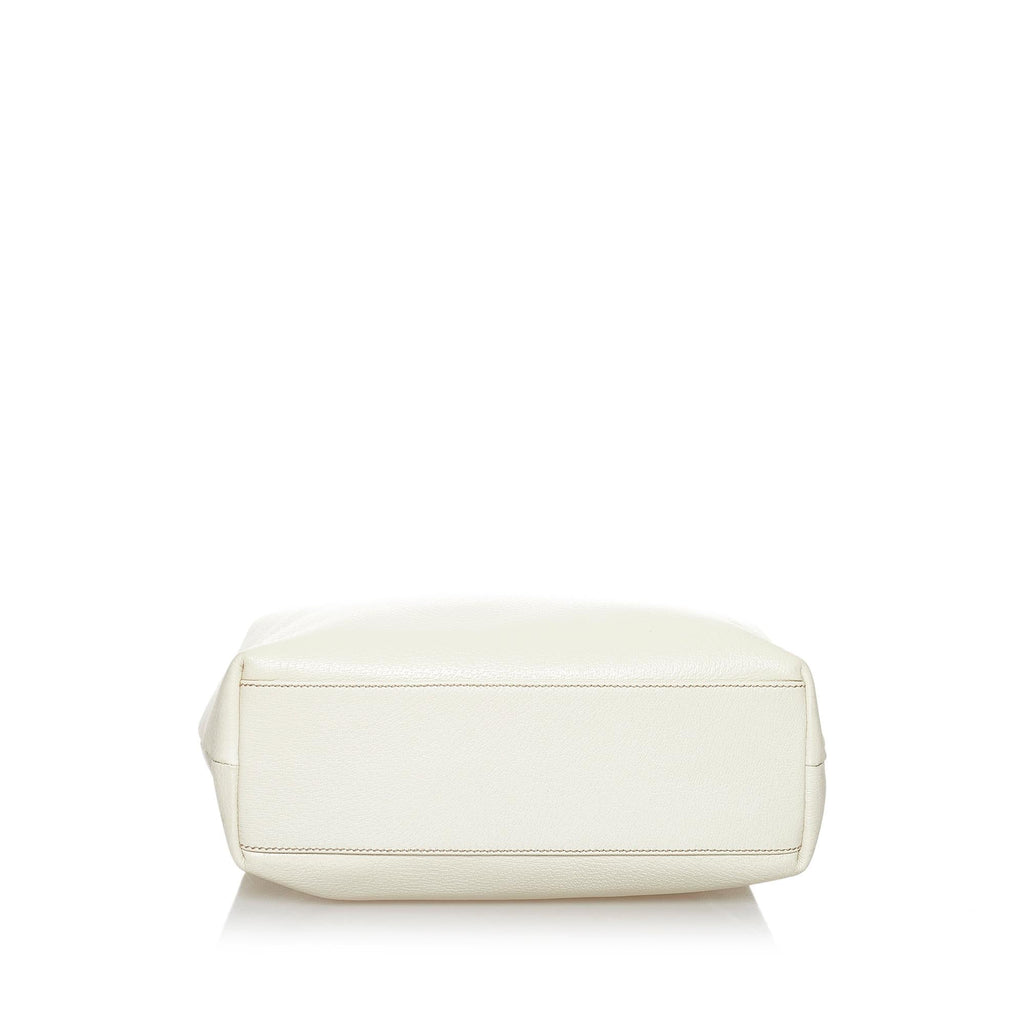 Gucci Small D-Ring Leather Tote Bag (SHG-30800)