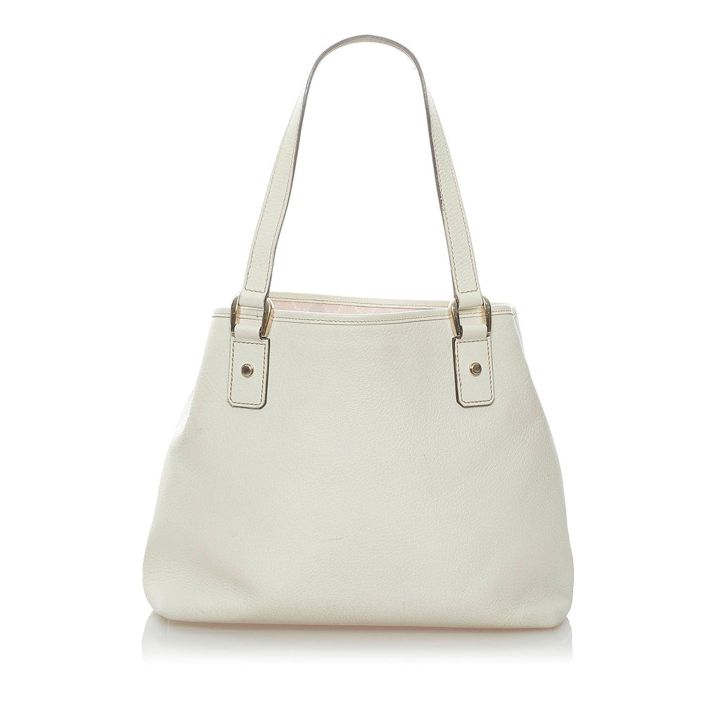 Gucci Small D-Ring Leather Tote Bag (SHG-32490)