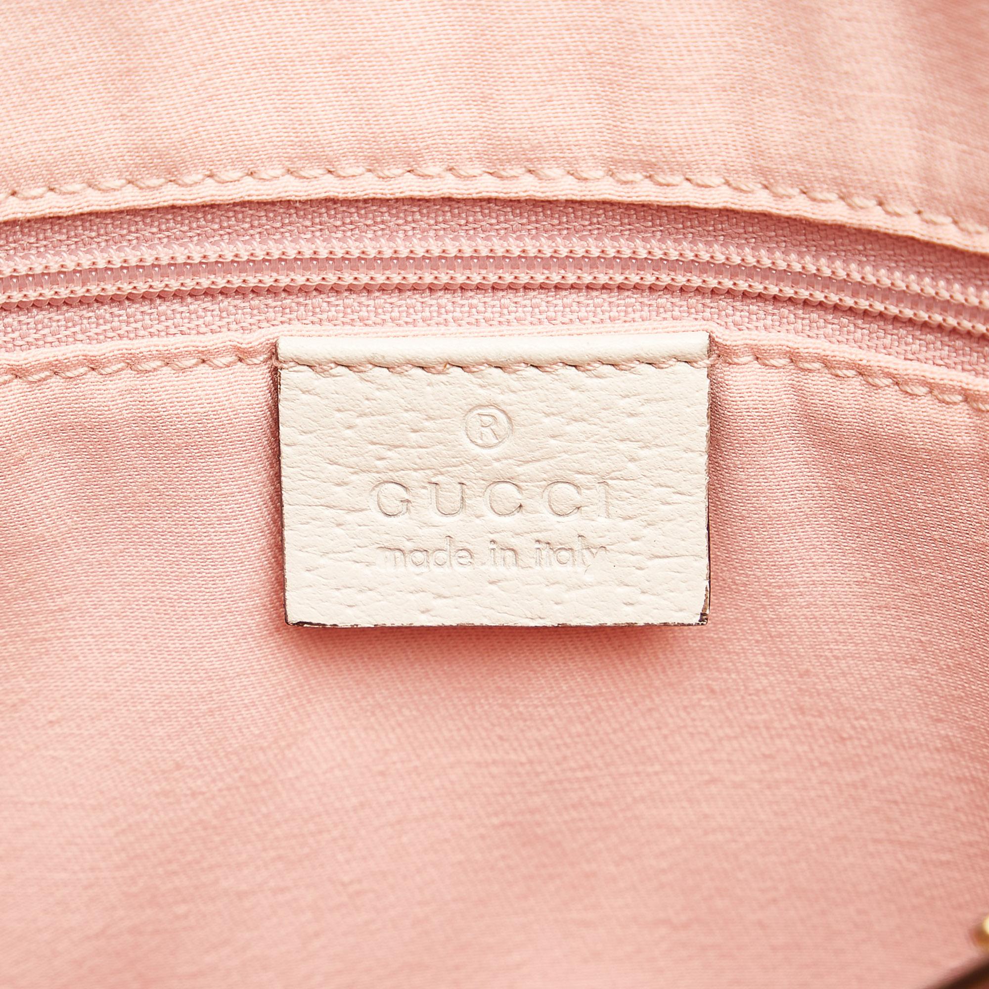 Gucci Small D-Ring Leather Tote Bag (SHG-34403)