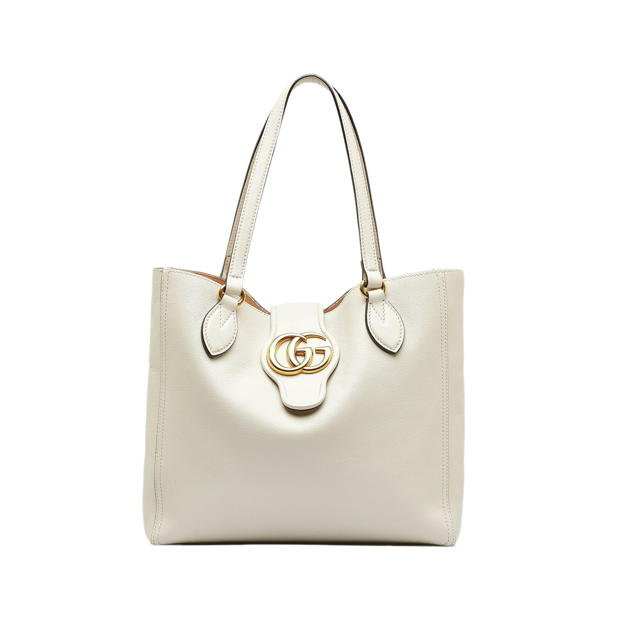 Gucci Small Dahlia Double G Tote (SHG-D8LzFo)