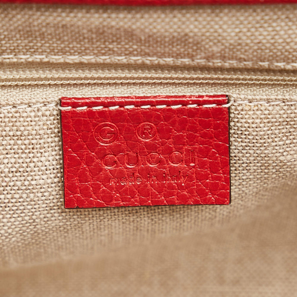 Gucci Small Dollar Calf Interlocking G Satchel (SHG-r6v8hg)