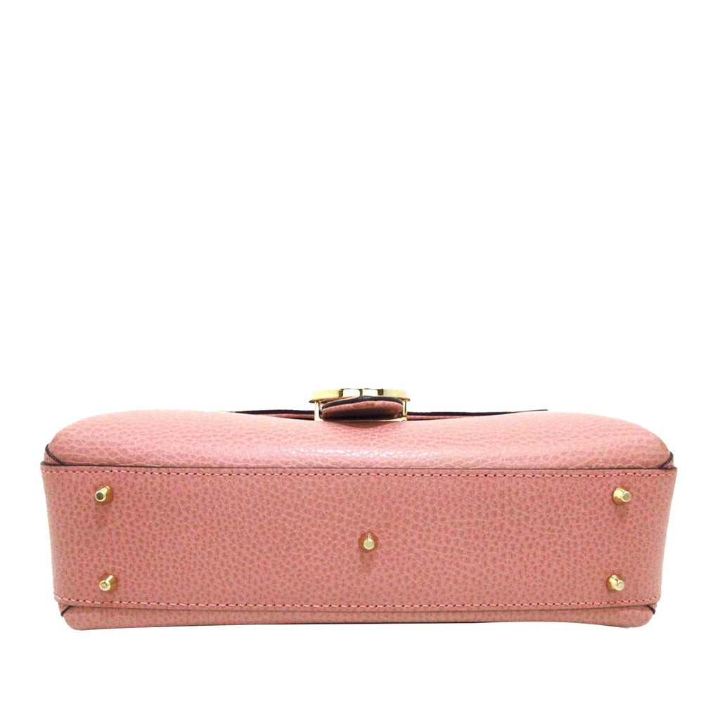 Gucci Small Dollar Calf Interlocking G Satchel (SHG-YSEfg1)