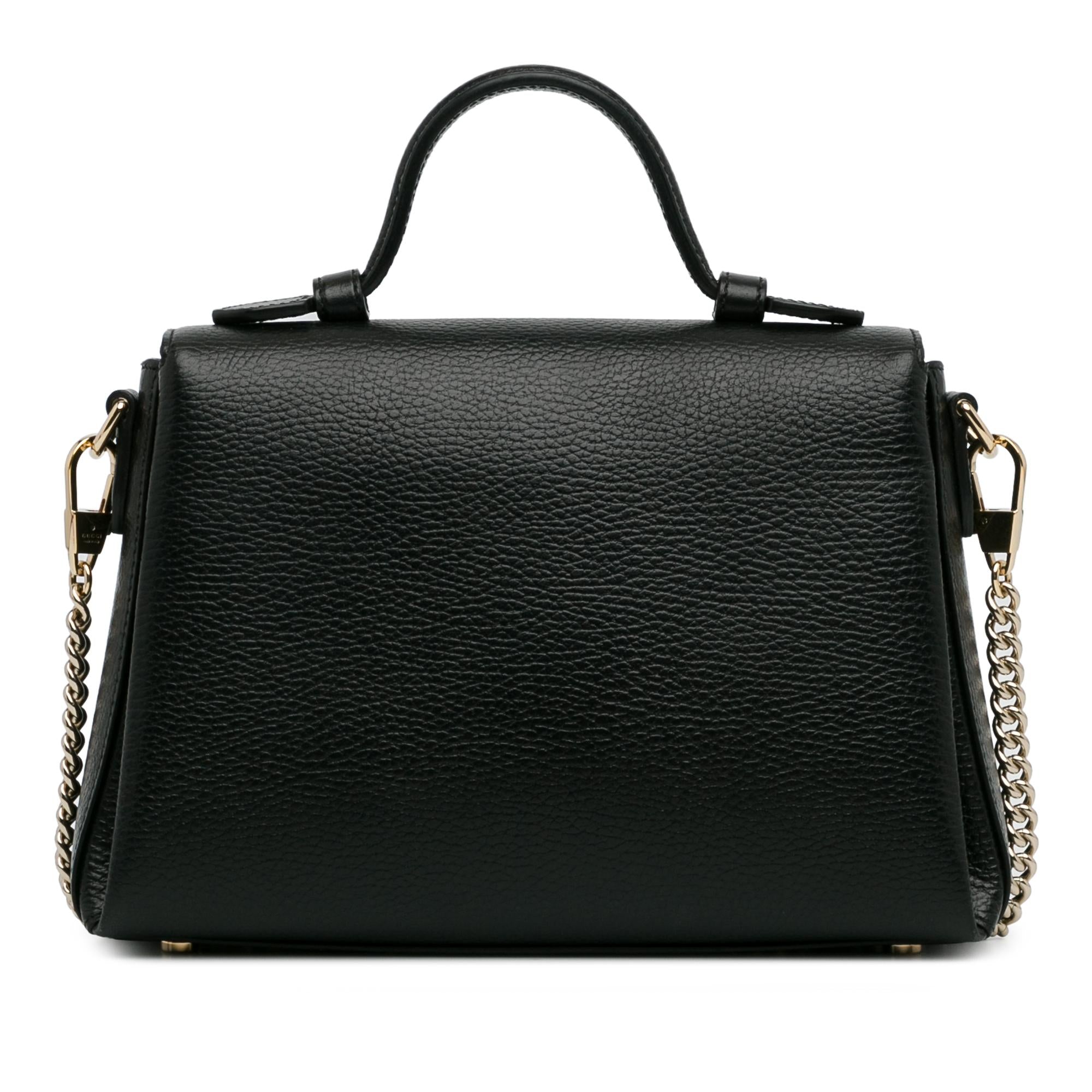 Gucci Small Dollar Calf Interlocking G Satchel (SHG-uqc1wk)