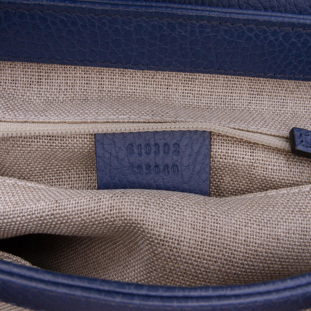 Gucci Small Dollar Calf Interlocking G Satchel