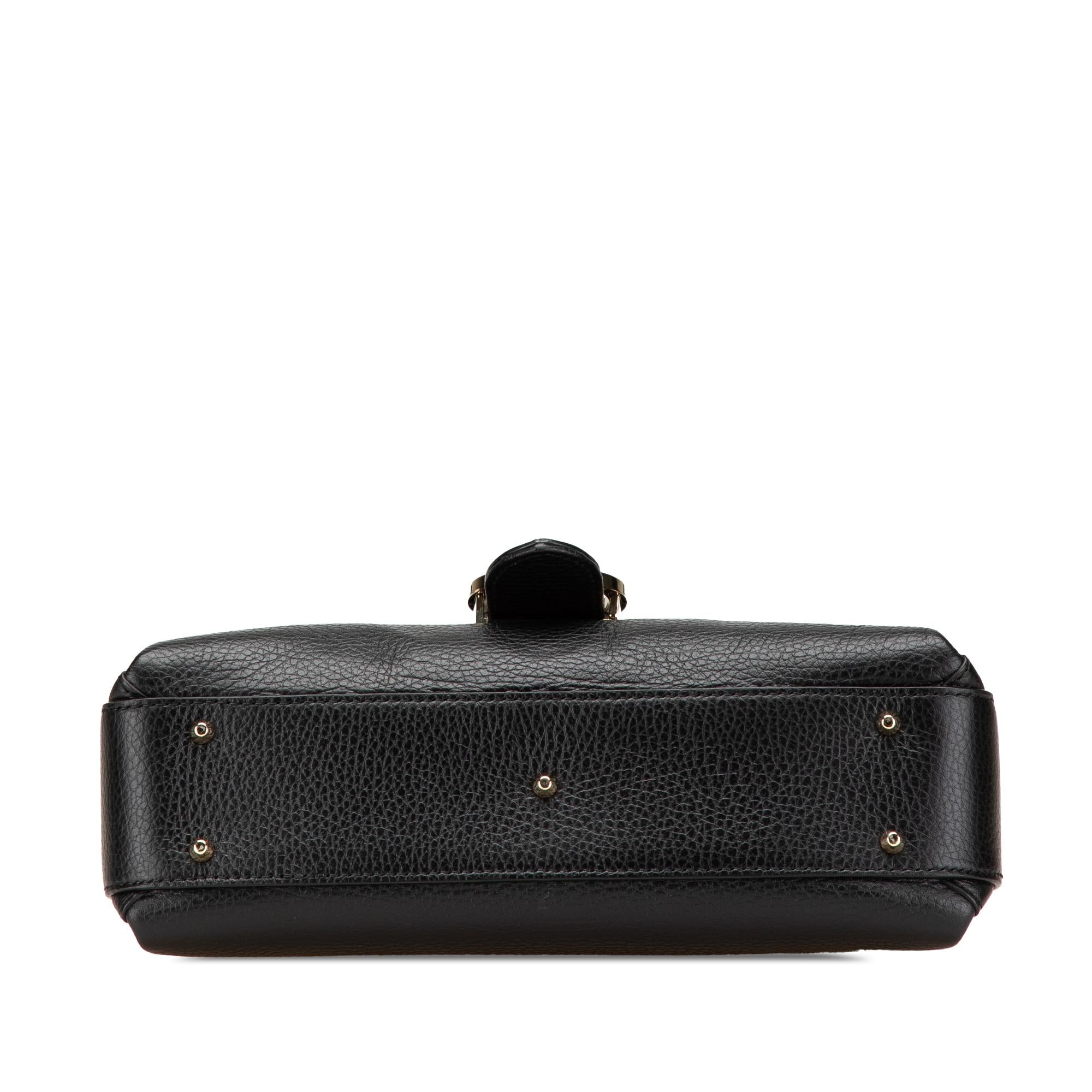 Gucci Small Dollar Calf Interlocking G Satchel
