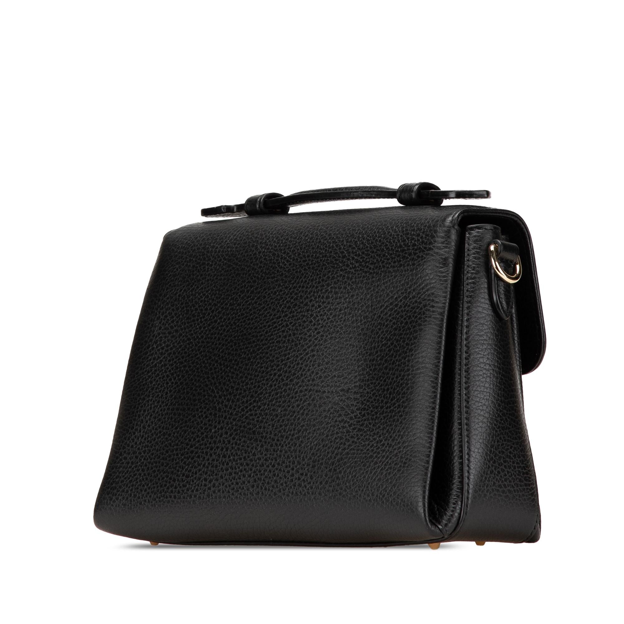 Gucci Small Dollar Calf Interlocking G Satchel