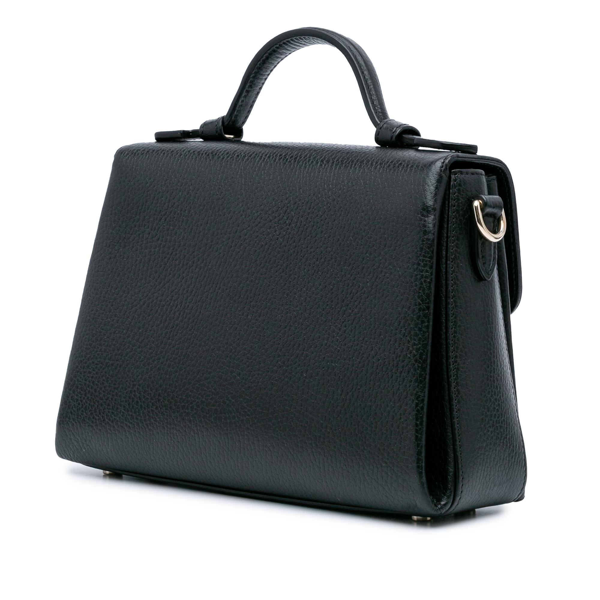 Gucci Small Dollar Calf Interlocking G Satchel