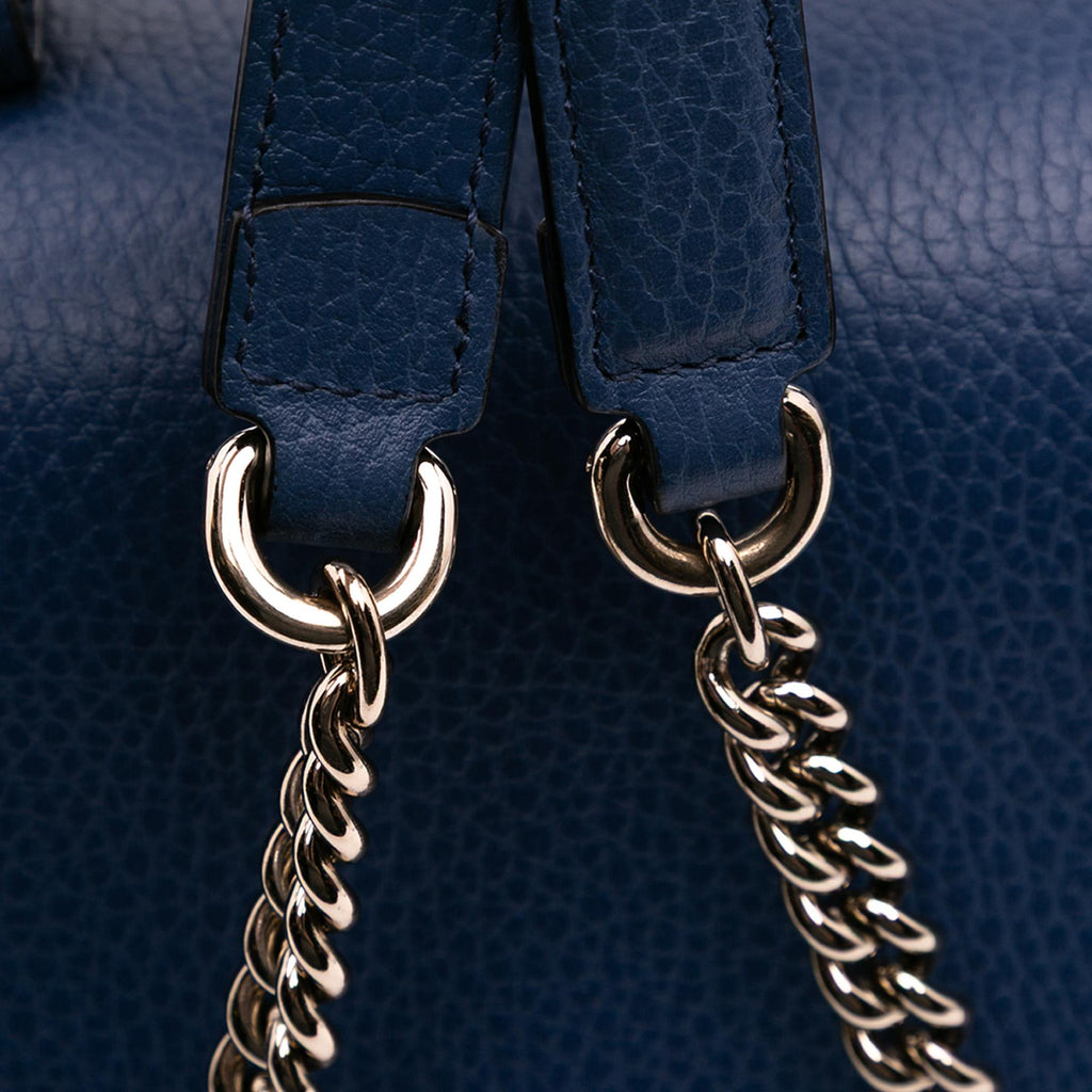 Gucci Small Dollar Calf Interlocking G Satchel