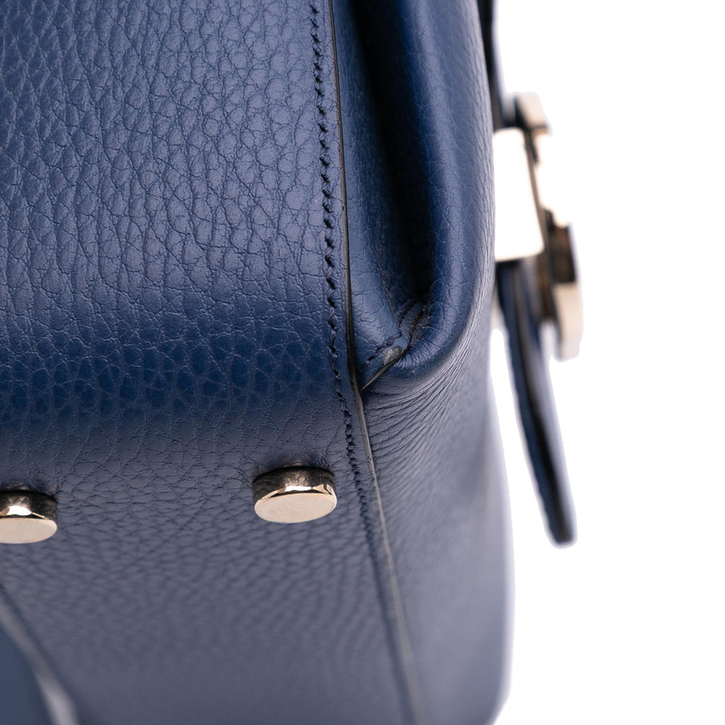 Gucci Small Dollar Calf Interlocking G Satchel
