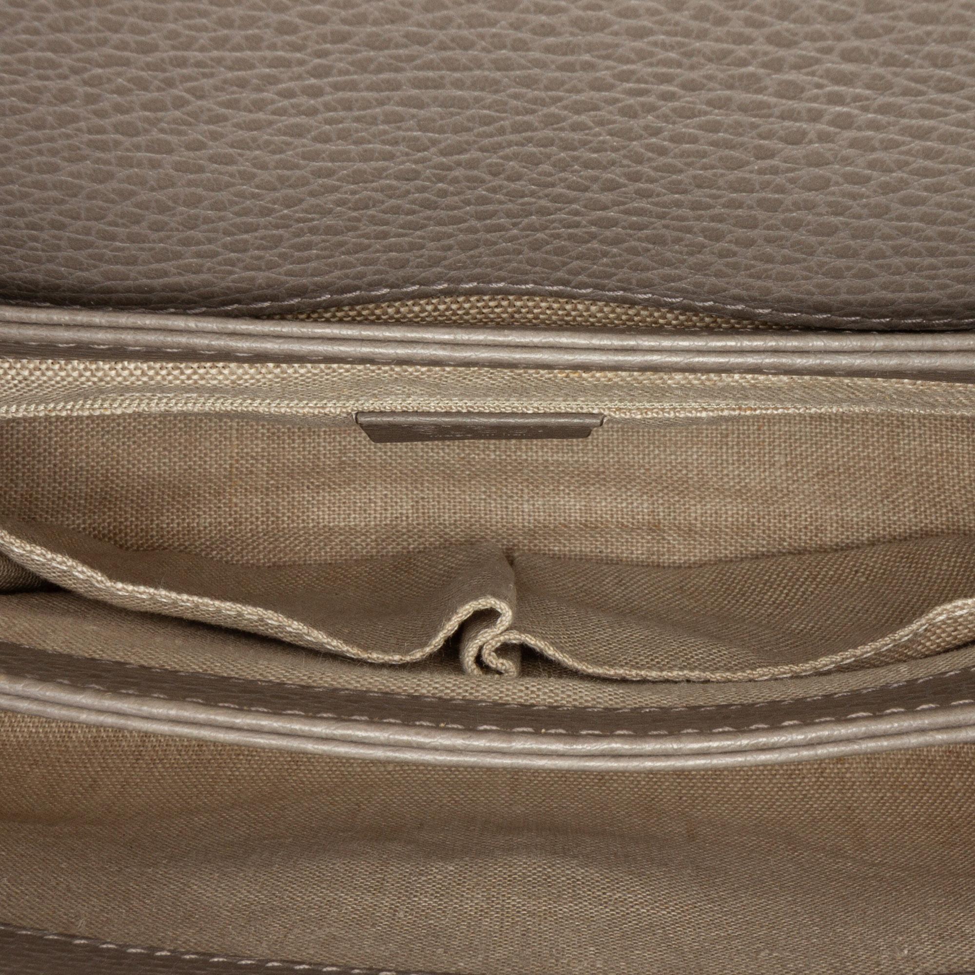 Gucci Small Dollar Calf Interlocking G Satchel