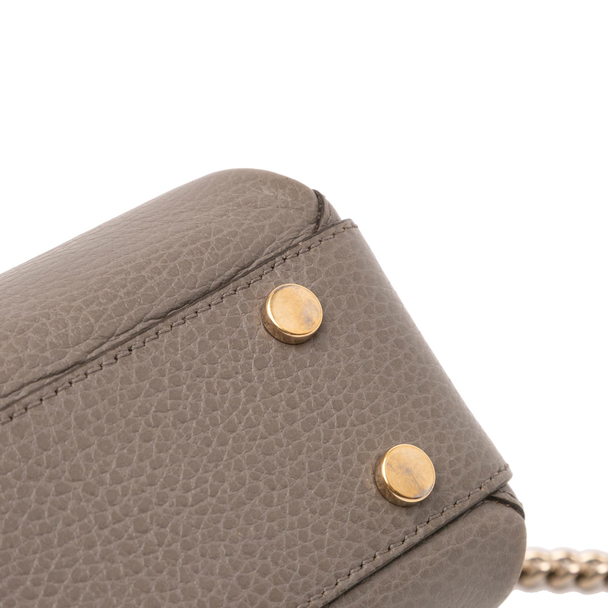 Gucci Small Dollar Calf Interlocking G Satchel
