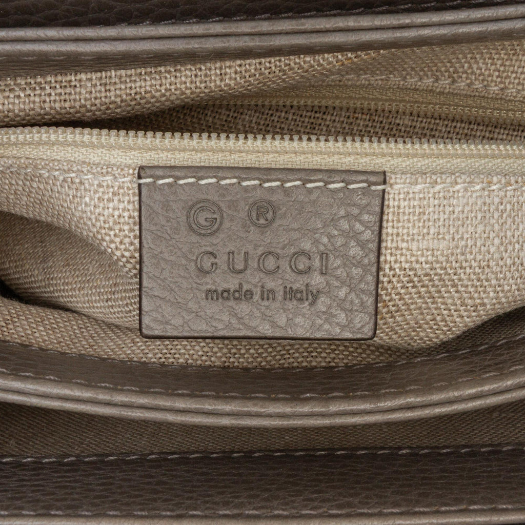Gucci Small Dollar Calf Interlocking G Satchel