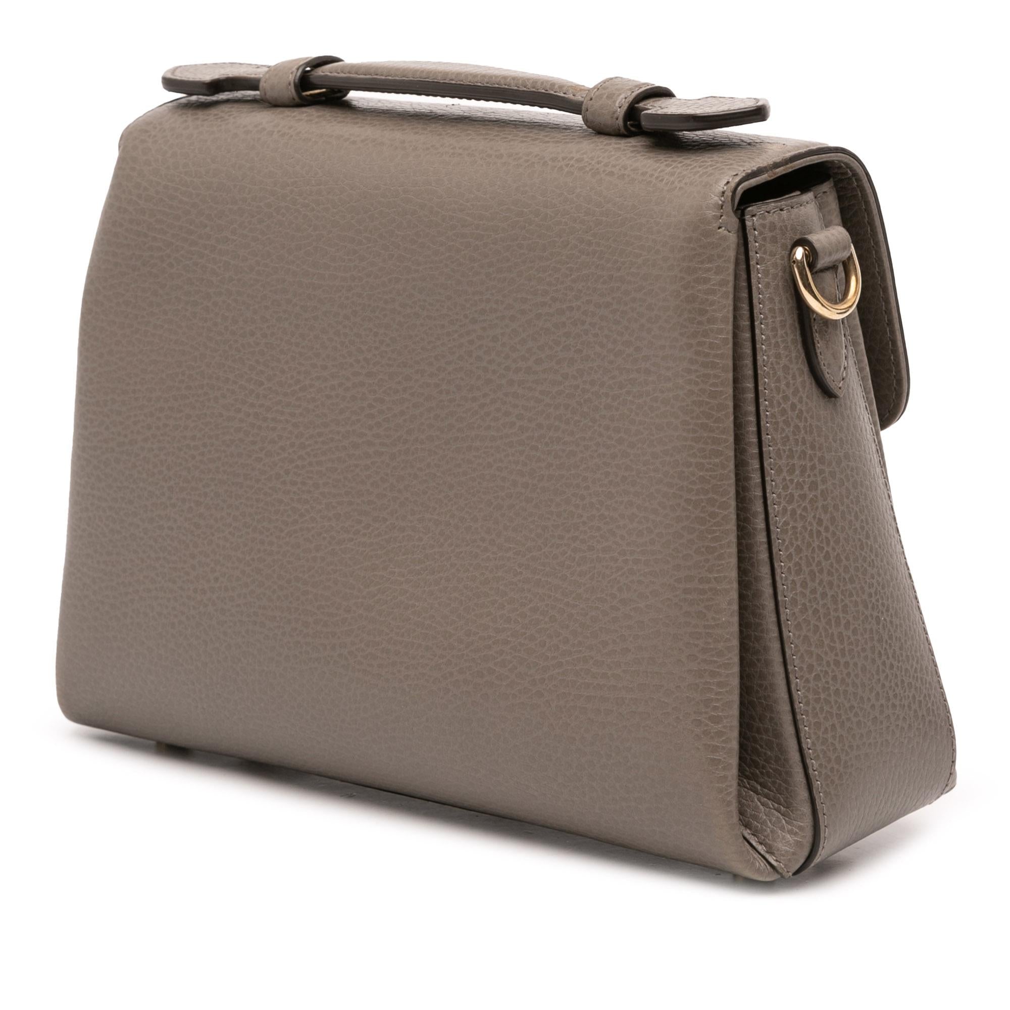 Gucci Small Dollar Calf Interlocking G Satchel