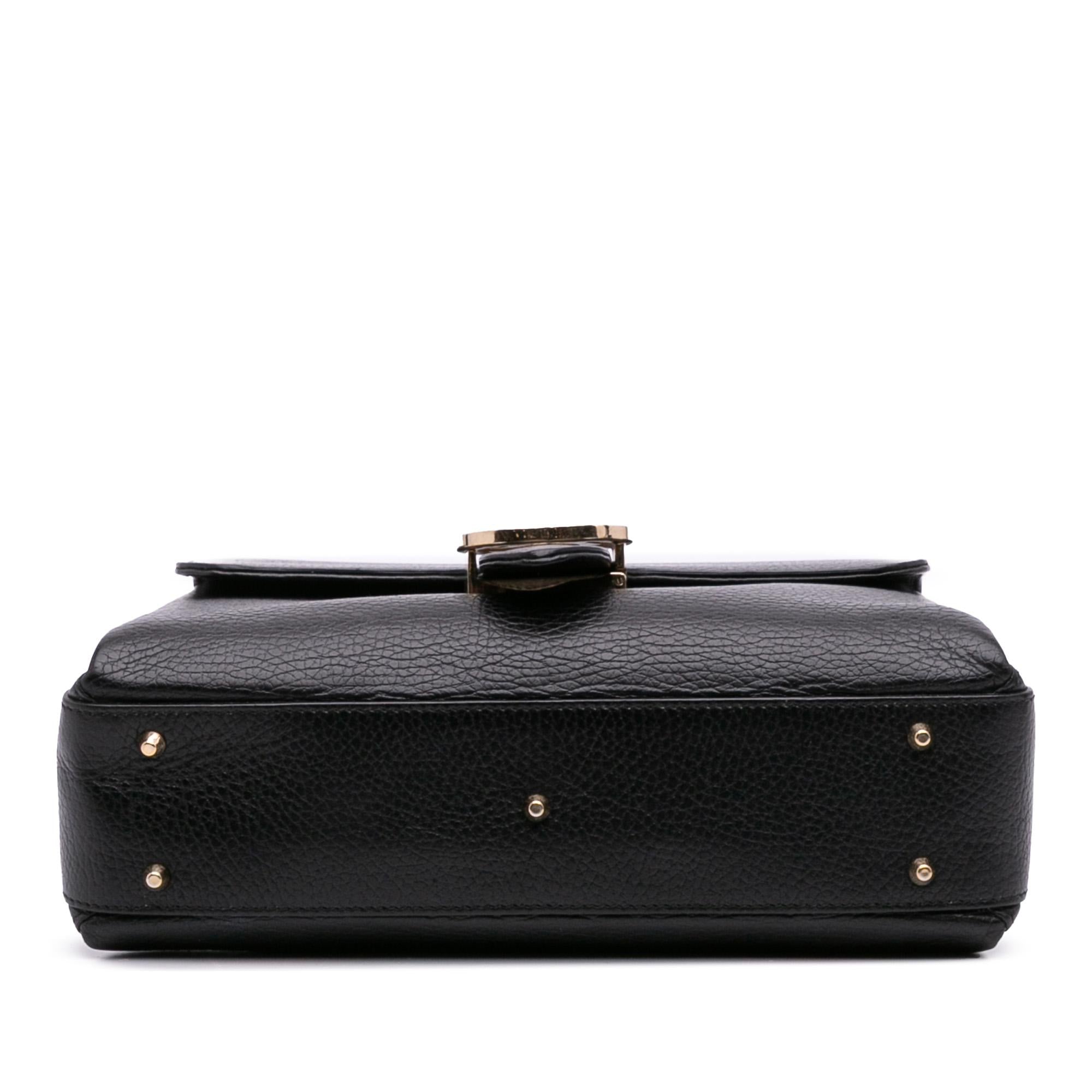 Gucci Small Dollar Calf Interlocking G Satchel