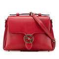 Gucci Small Dollar Calf Interlocking G Satchel