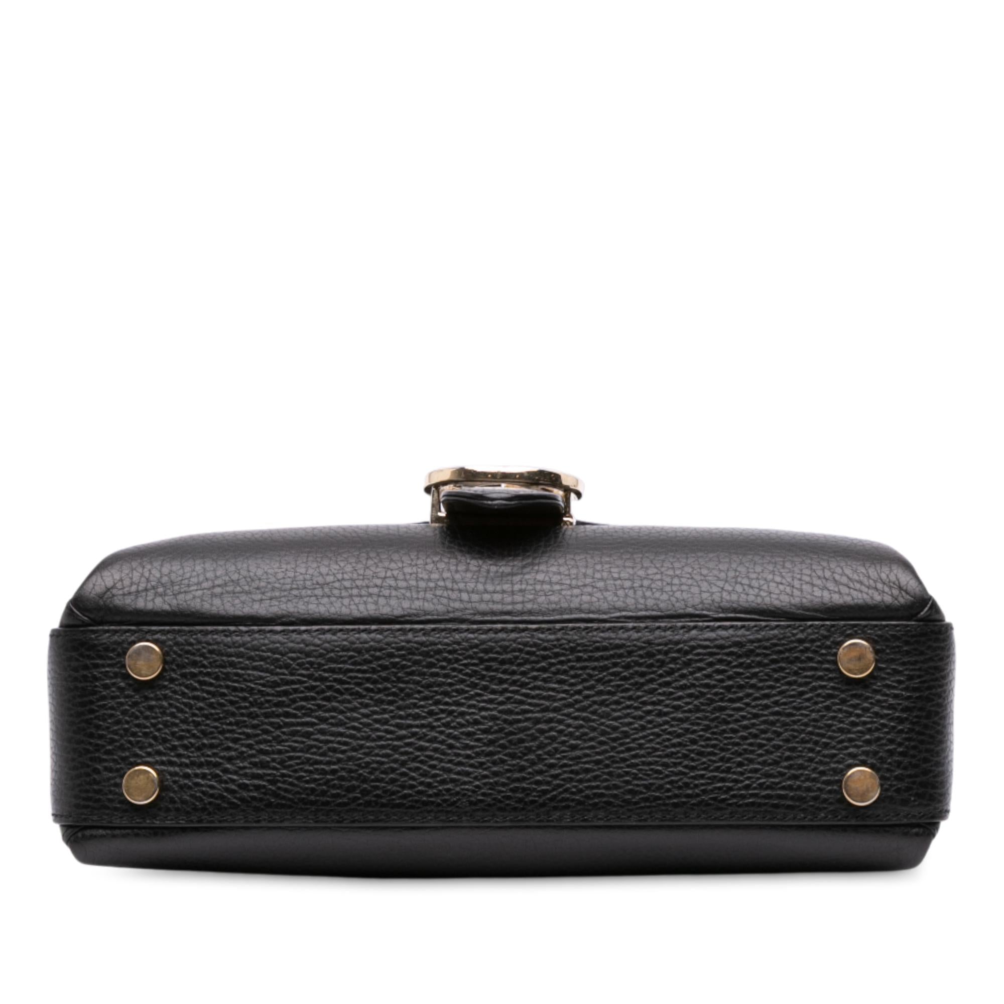 Gucci Small Dollar Calf Interlocking G Satchel
