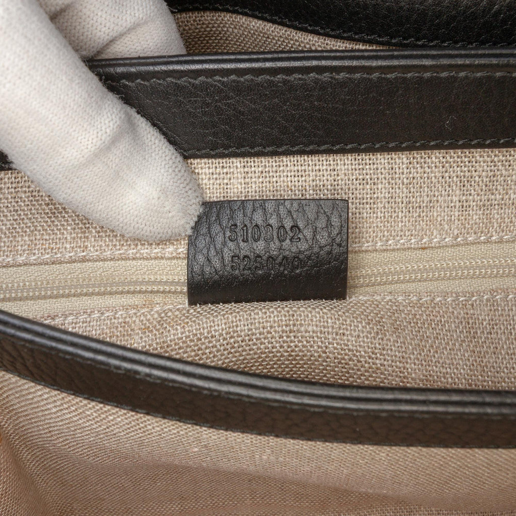 Gucci Small Dollar Calf Interlocking G Satchel