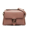 Gucci Small Dollar Calf Interlocking G Top Handle (SHG-YOtqPD)