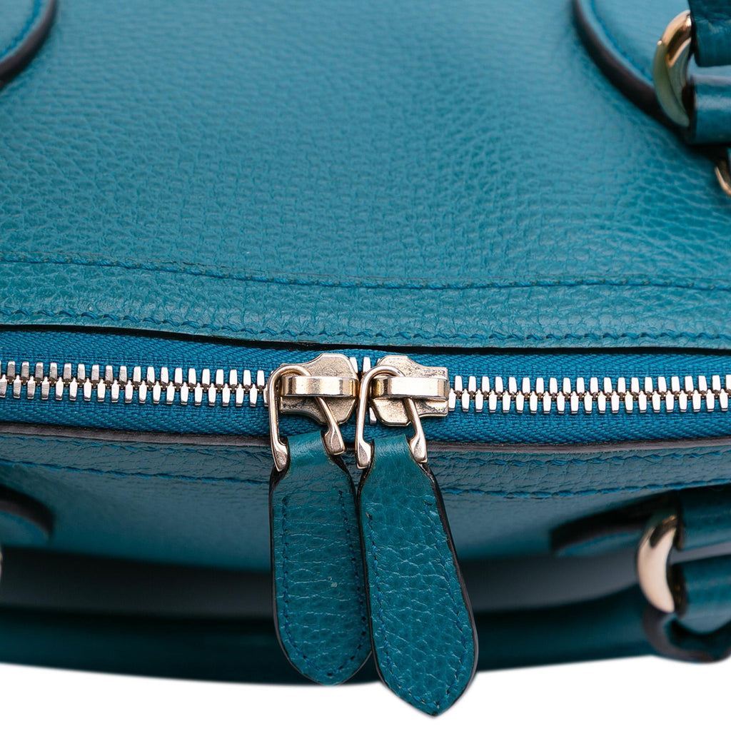 Gucci Small Dollar Calfskin GG Charm Dome Satchel