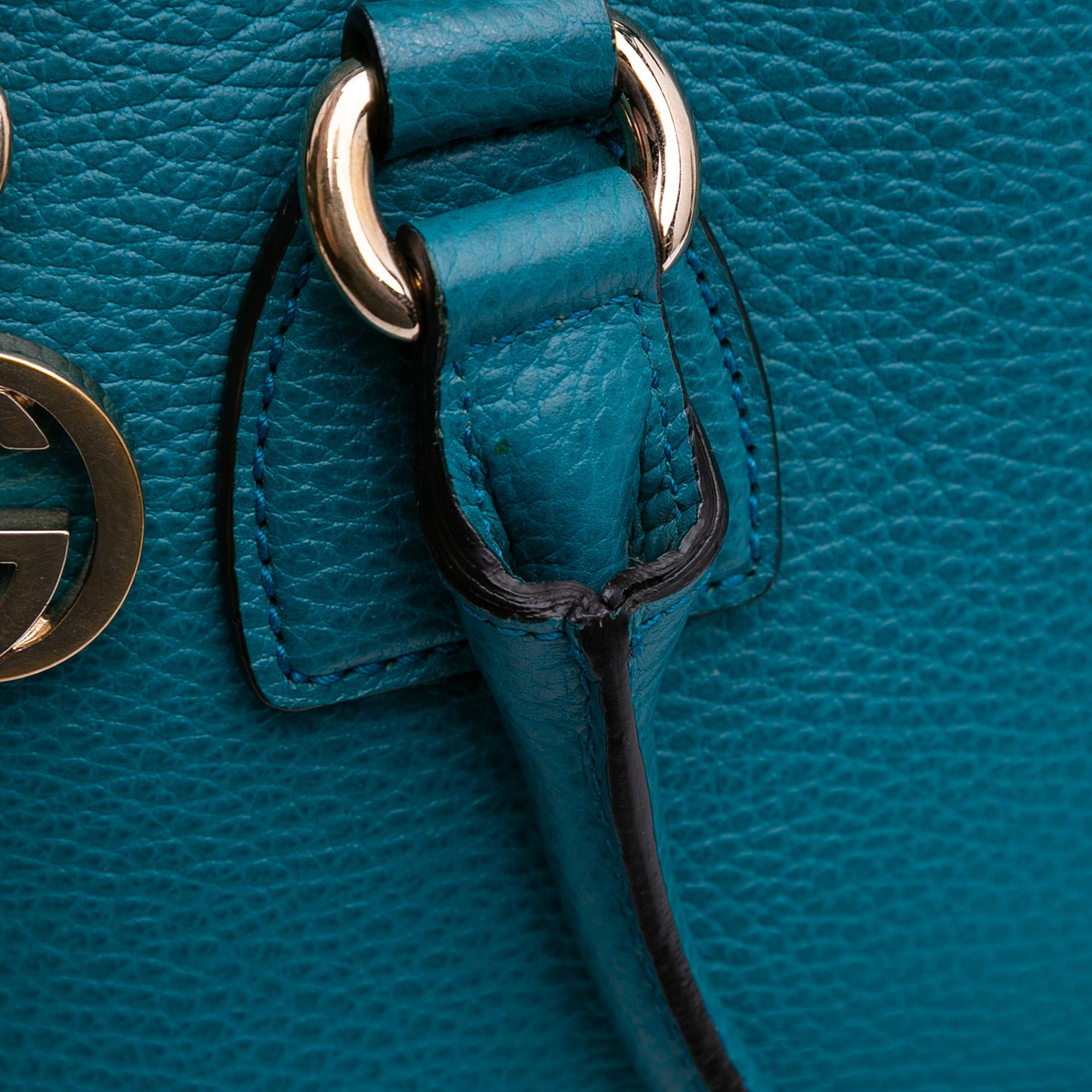 Gucci Small Dollar Calfskin GG Charm Dome Satchel