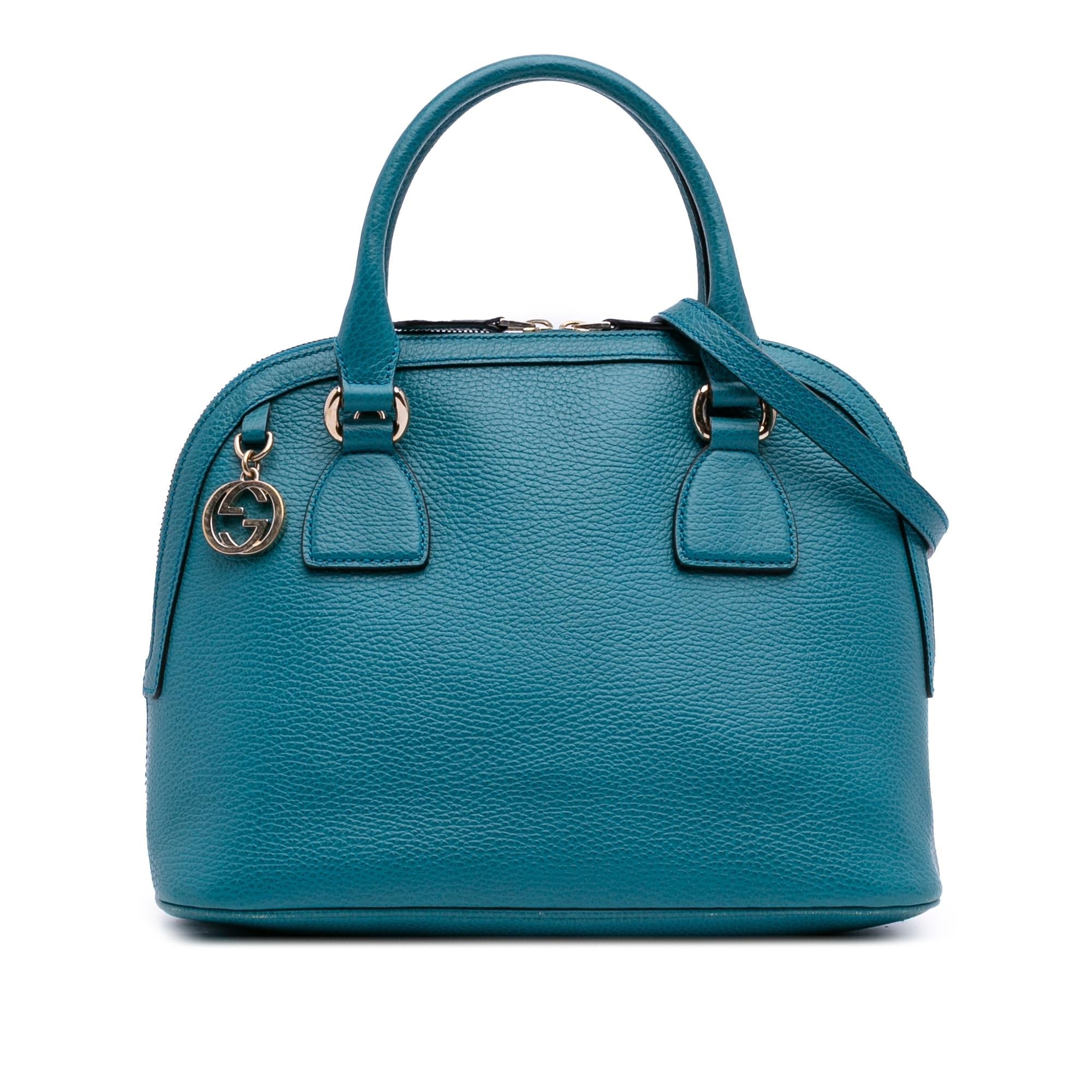 Gucci Small Dollar Calfskin GG Charm Dome Satchel