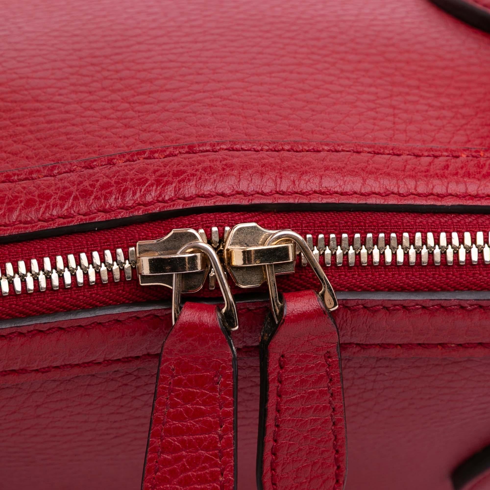 Gucci Small Dollar Calfskin GG Charm Dome Satchel