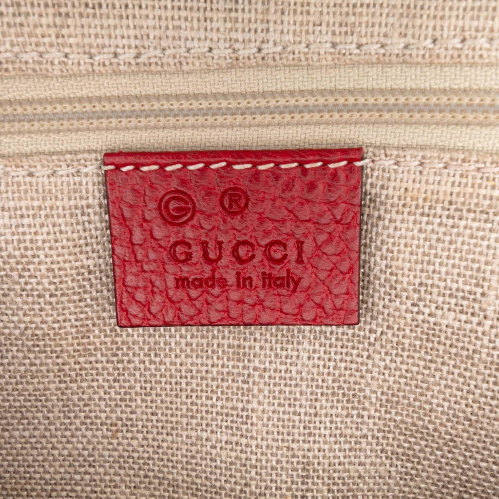Gucci Small Dollar Calfskin GG Charm Dome Satchel
