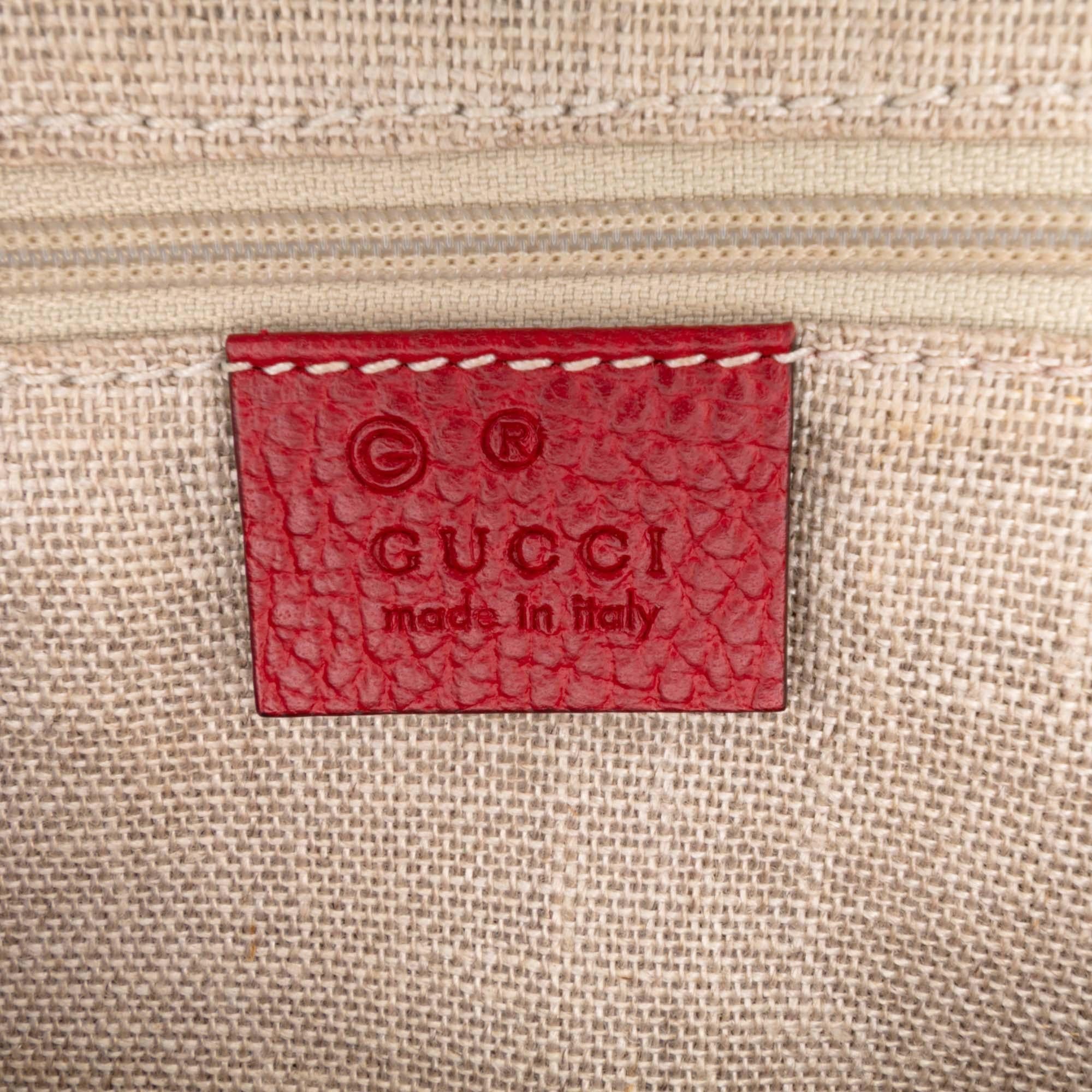 Gucci Small Dollar Calfskin GG Charm Dome Satchel