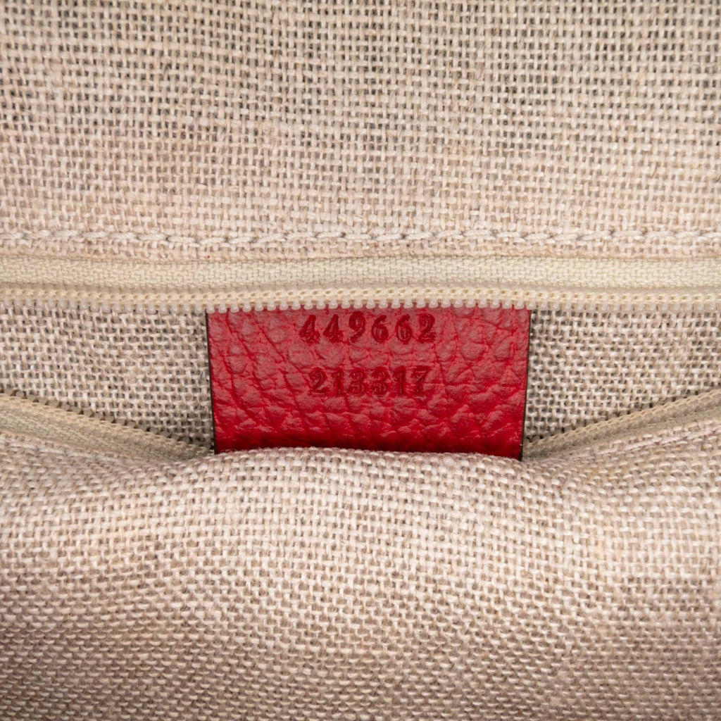 Gucci Small Dollar Calfskin GG Charm Dome Satchel
