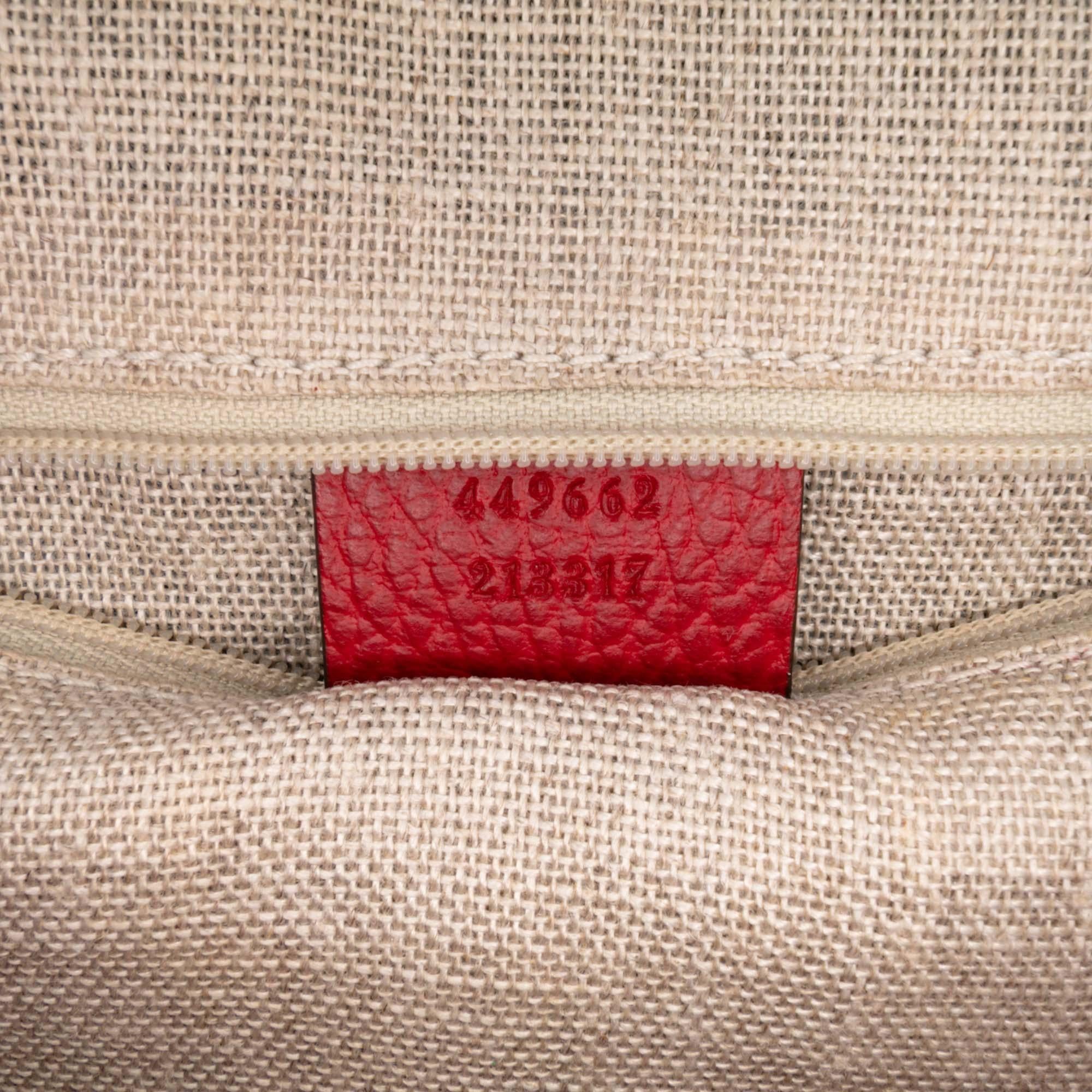 Gucci Small Dollar Calfskin GG Charm Dome Satchel