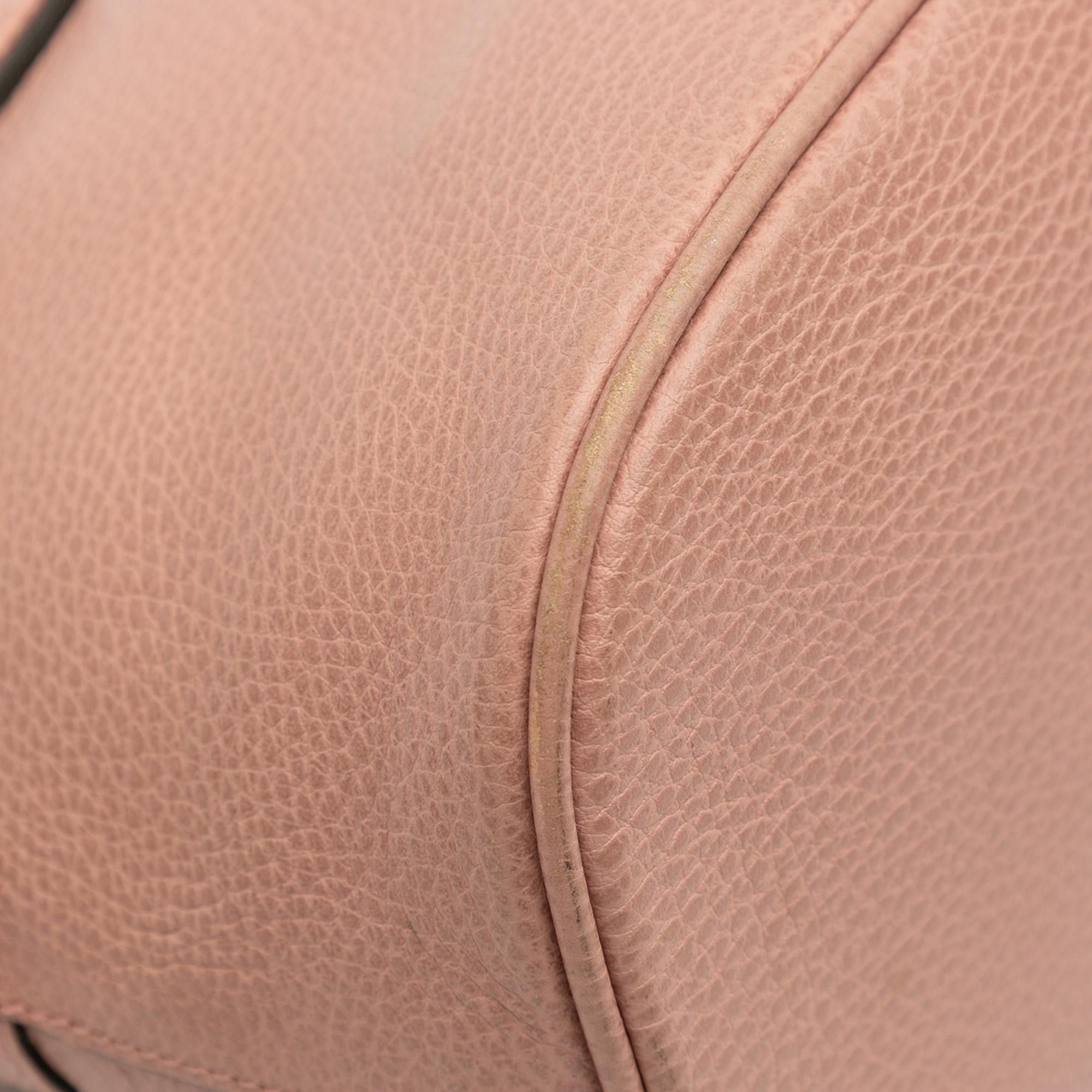 Gucci Small Dollar Calfskin GG Charm Dome Satchel
