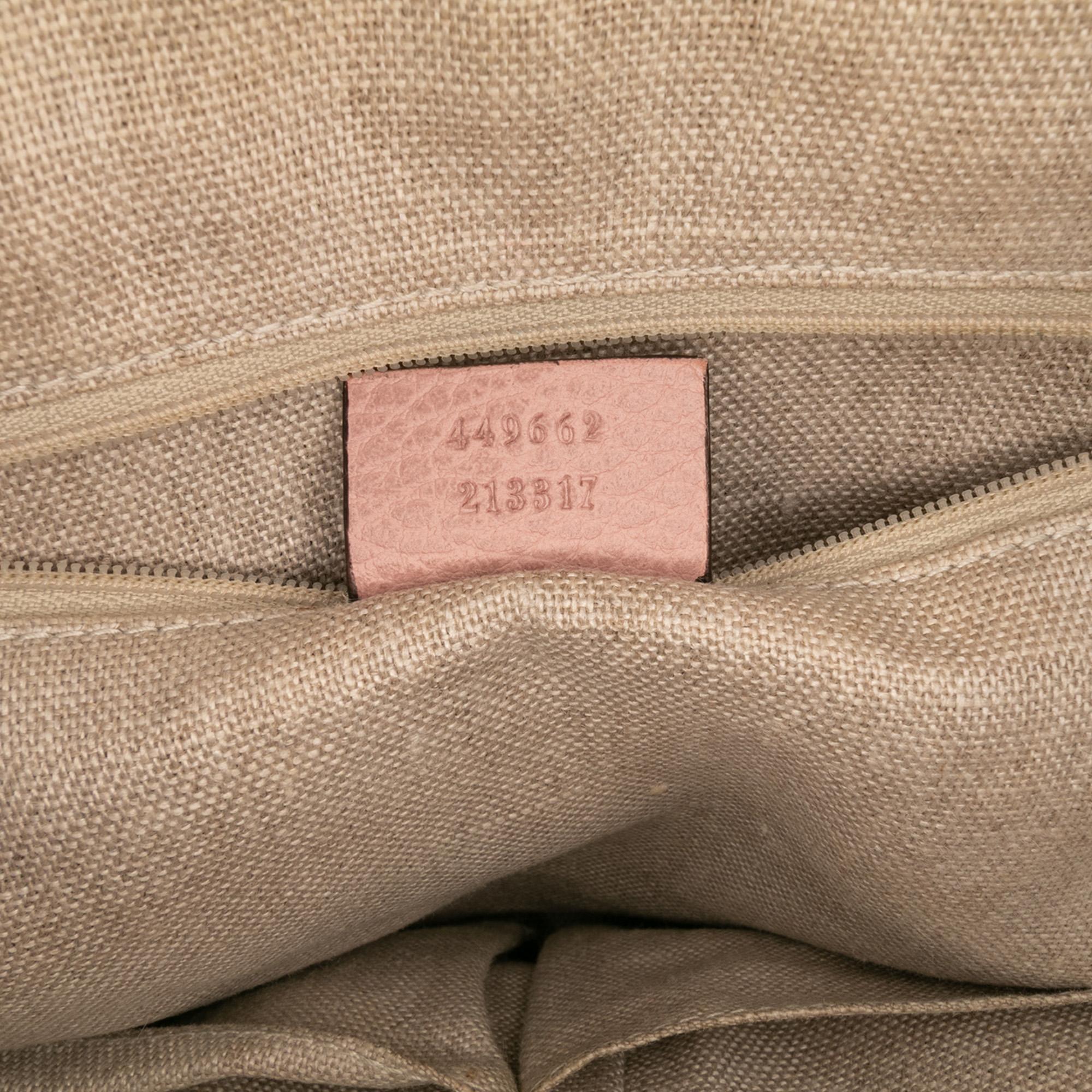 Gucci Small Dollar Calfskin GG Charm Dome Satchel
