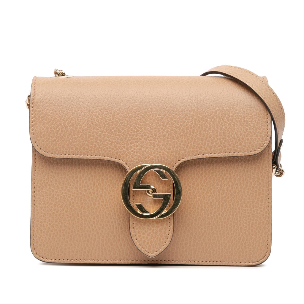 Gucci Small Dollar Calfskin Interlocking G Crossbody