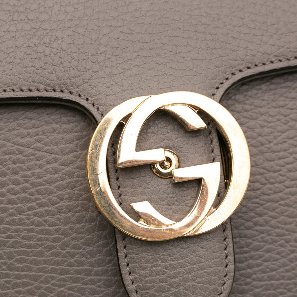 Gucci Small Dollar Calfskin Interlocking G Crossbody