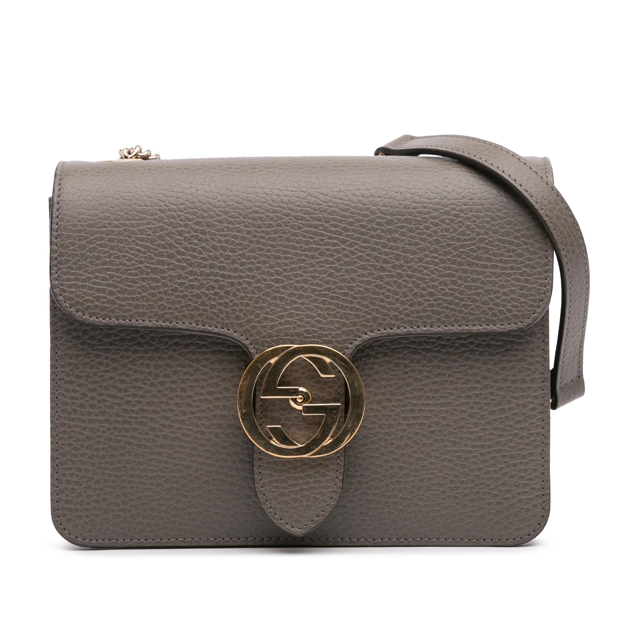 Gucci Small Dollar Calfskin Interlocking G Crossbody