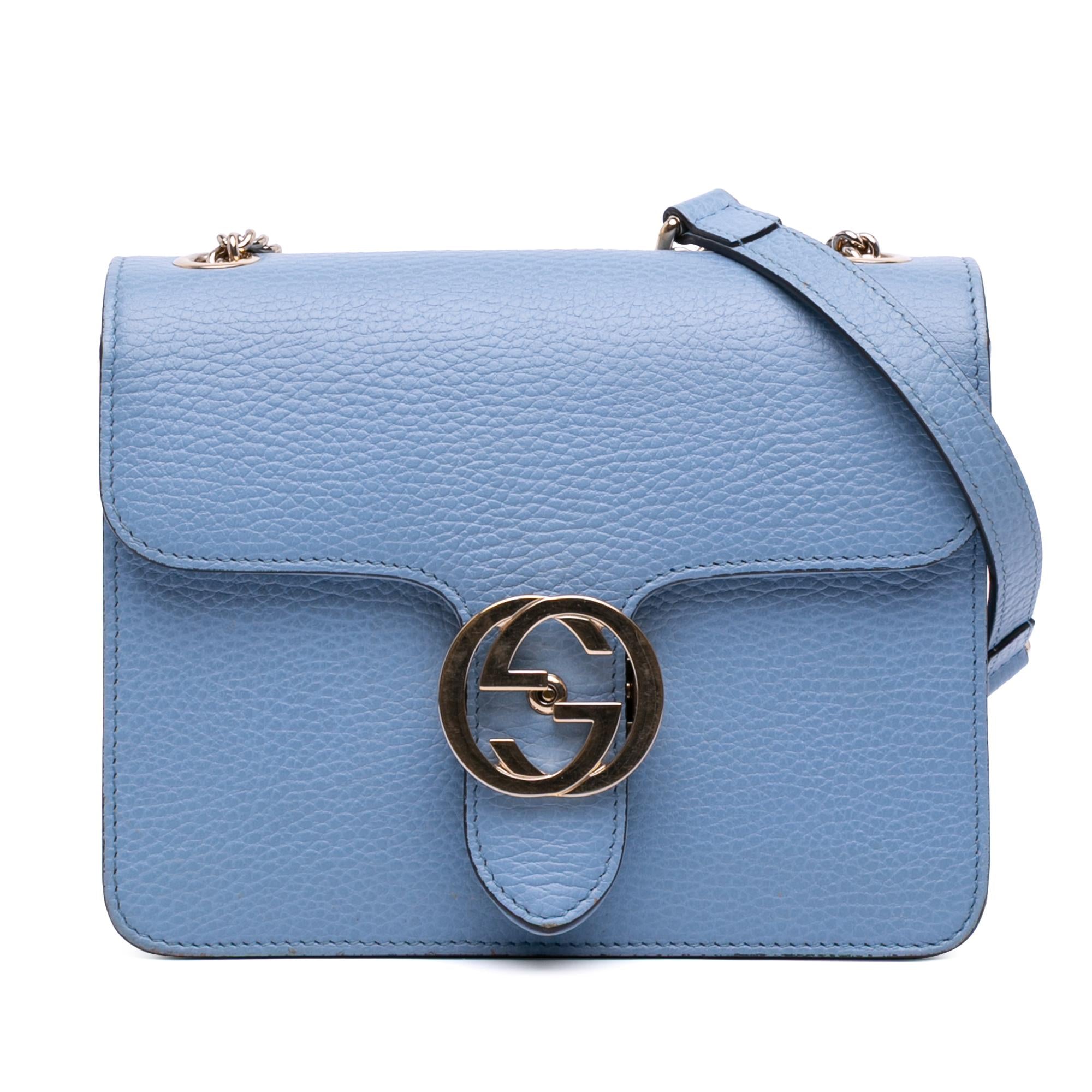 Gucci Small Dollar Calfskin Interlocking G Crossbody