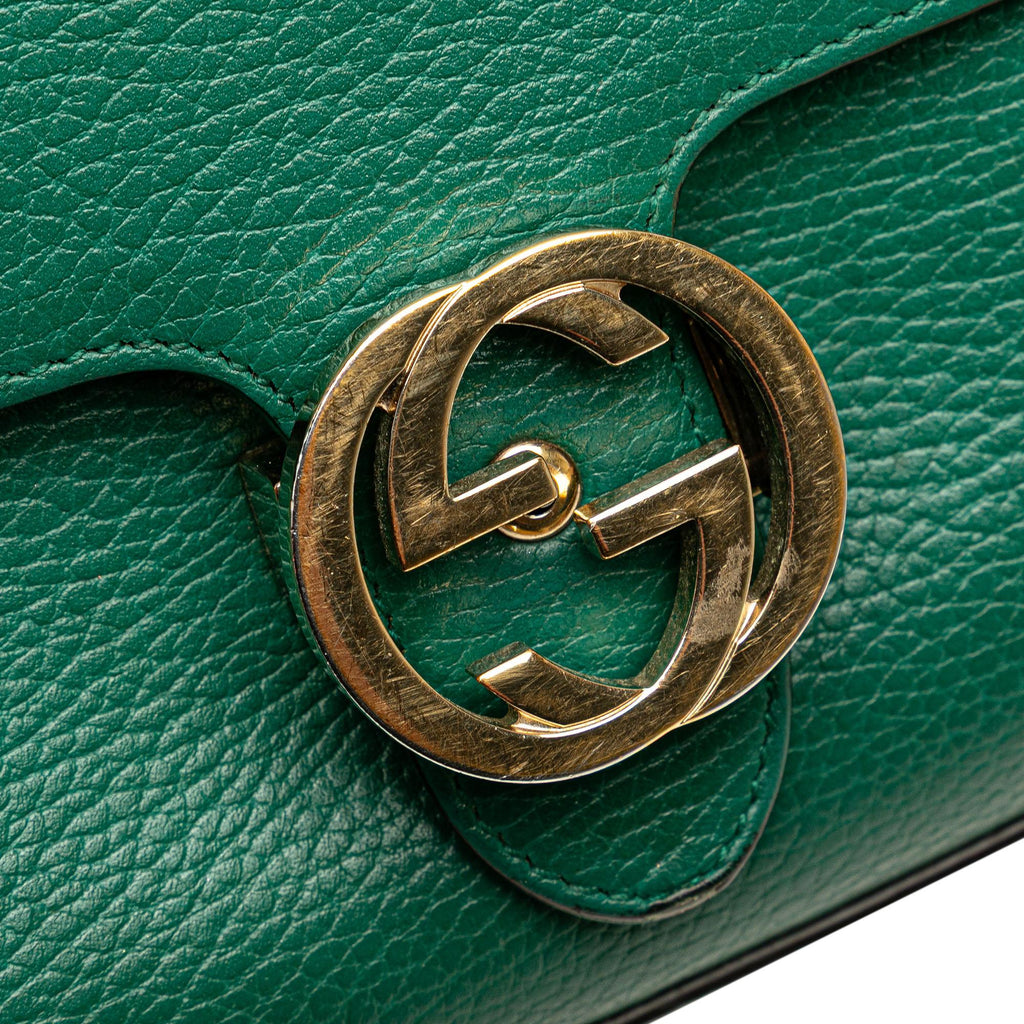 Gucci Small Dollar Calfskin Interlocking G Crossbody