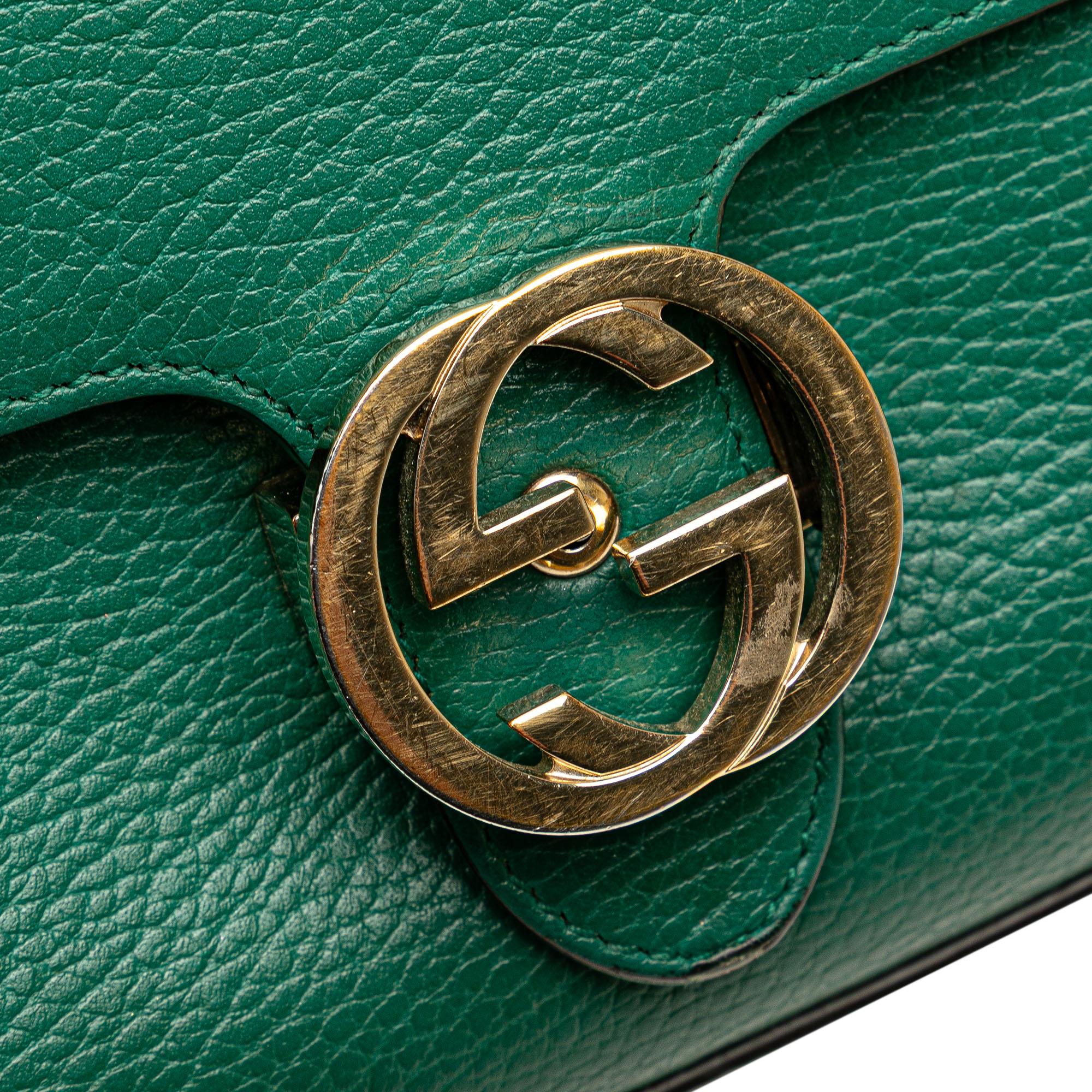 Gucci Small Dollar Calfskin Interlocking G Crossbody