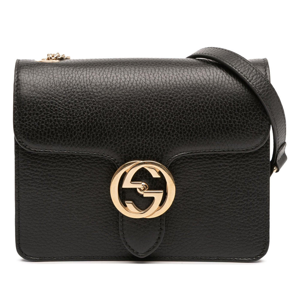 Gucci Small Dollar Calfskin Interlocking G Crossbody