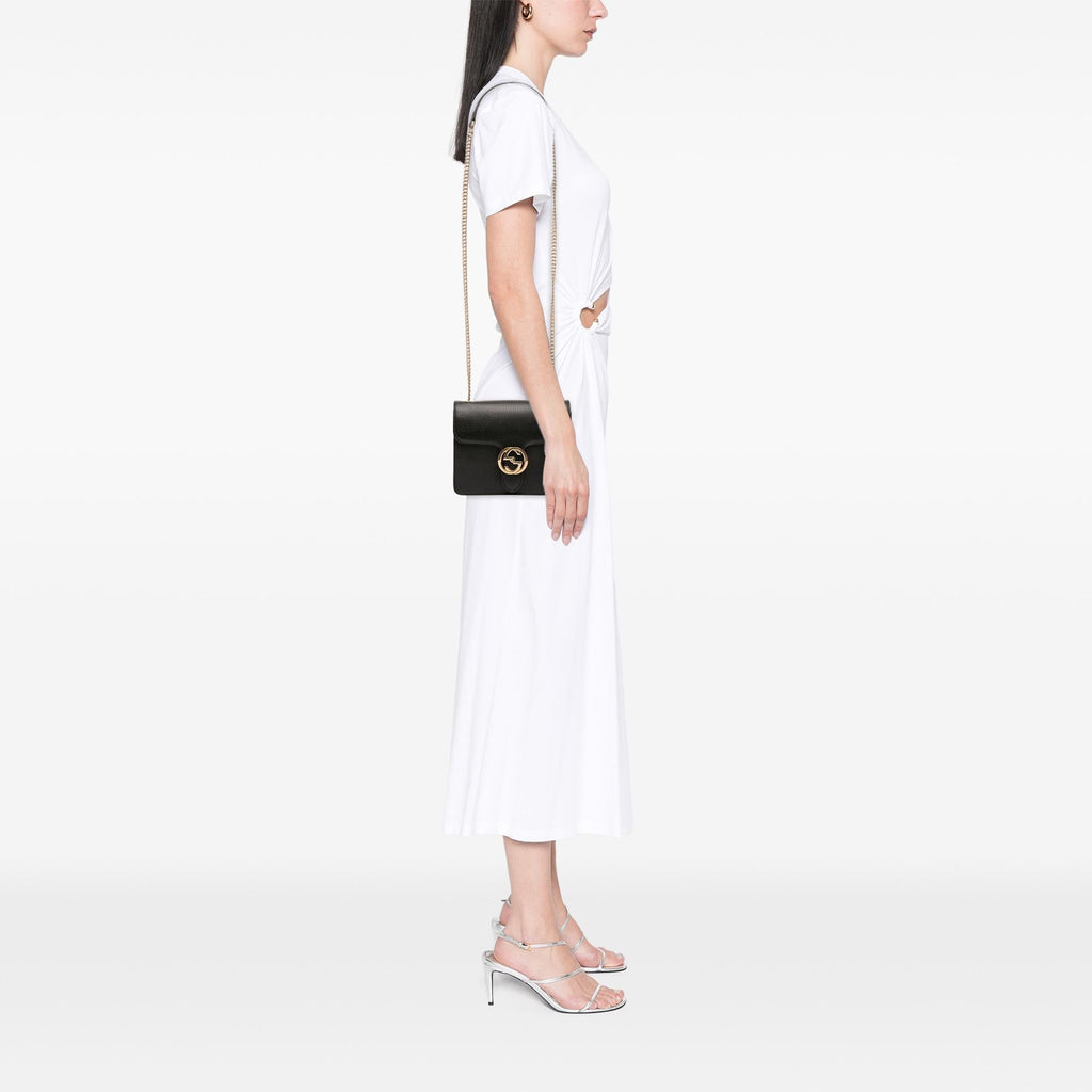 Gucci Small Dollar Calfskin Interlocking G Crossbody