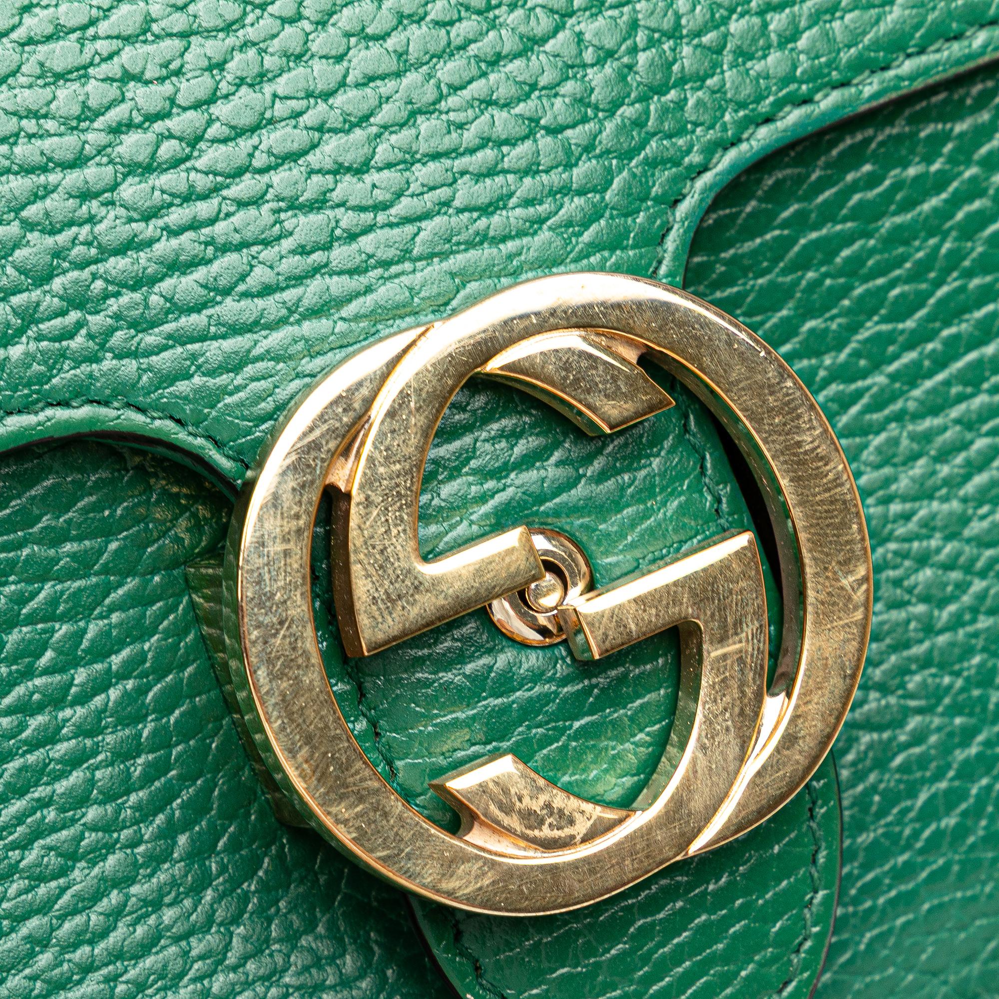 Gucci Small Dollar Calfskin Interlocking G Crossbody