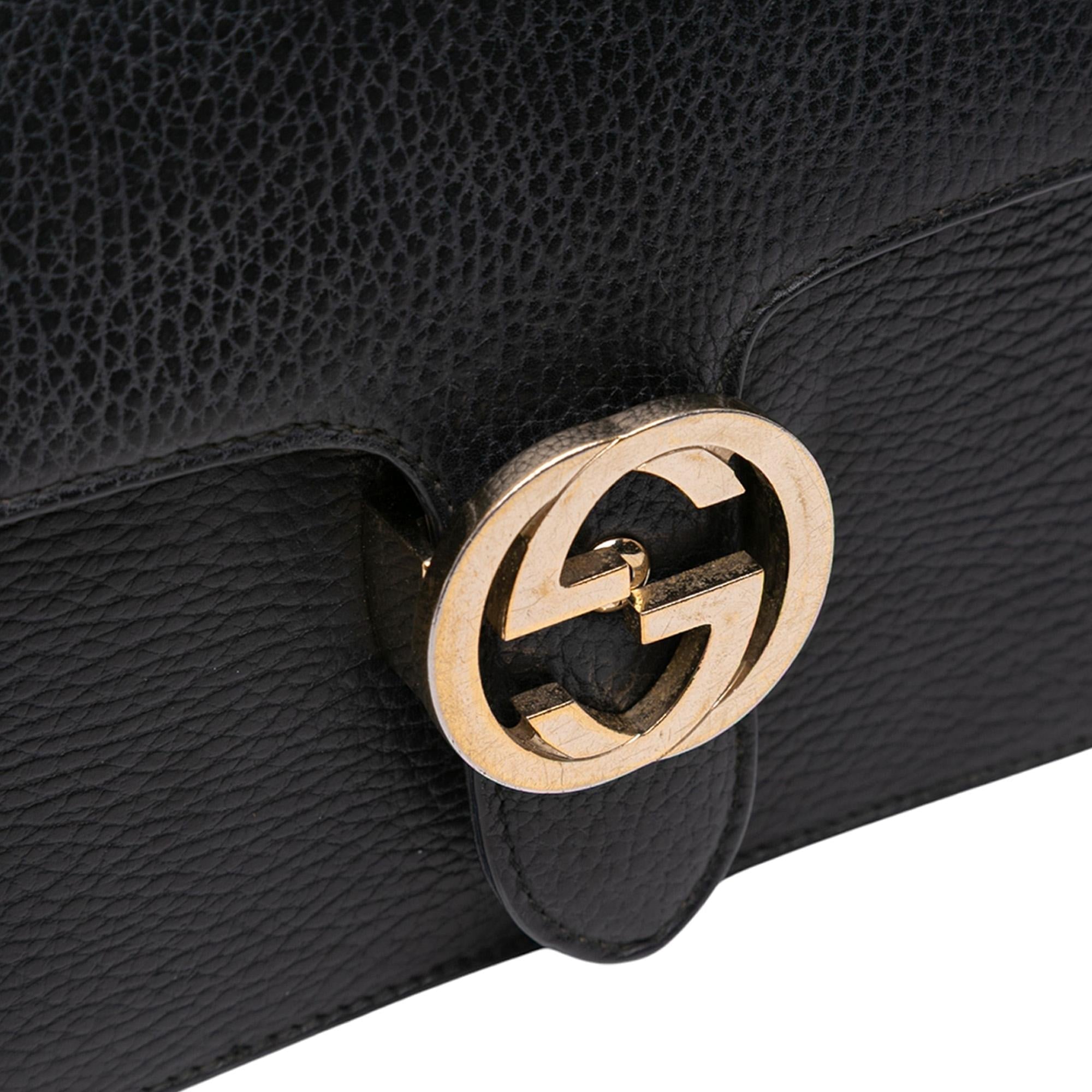 Gucci Small Dollar Calfskin Interlocking G Crossbody