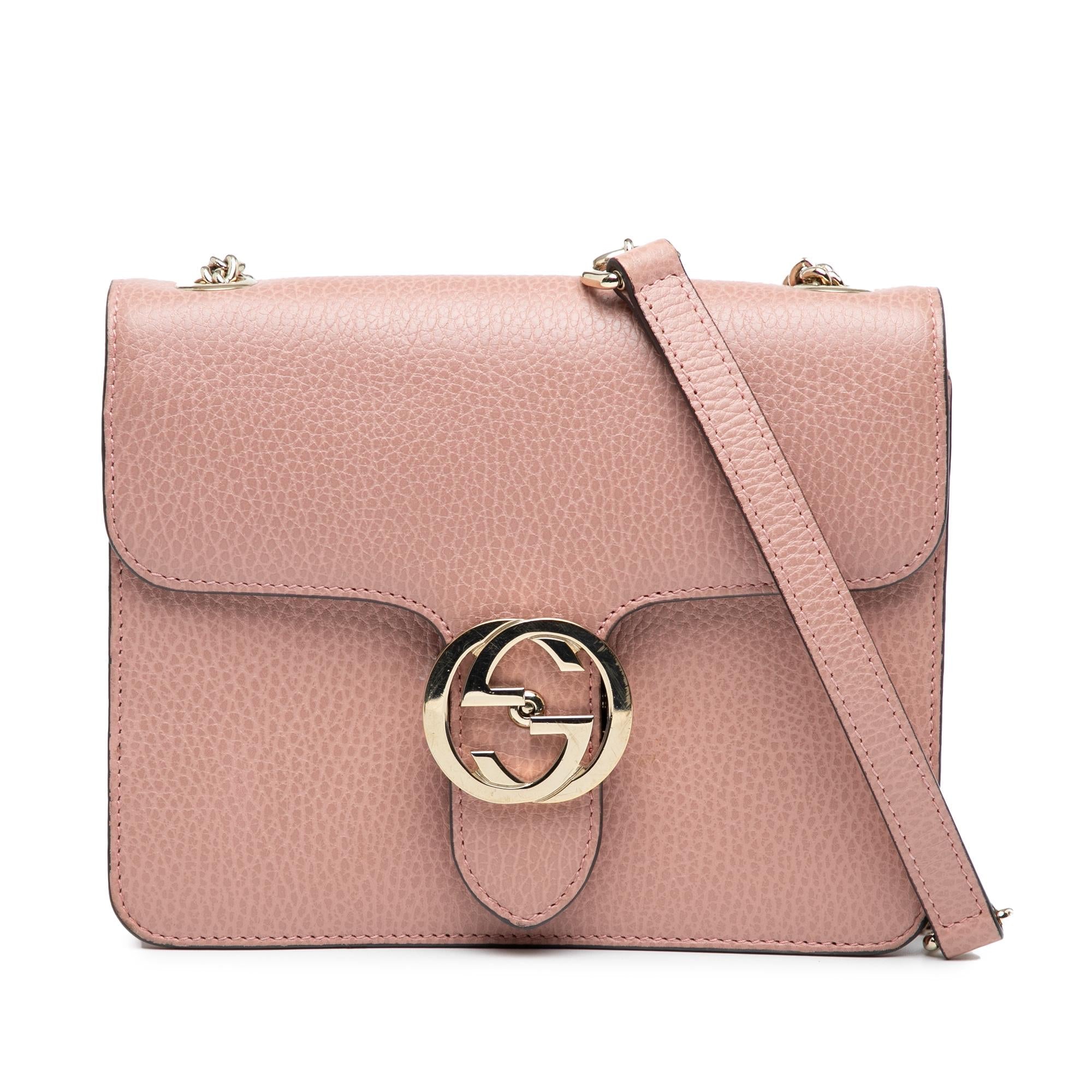 Gucci Small Dollar Calfskin Interlocking G Crossbody