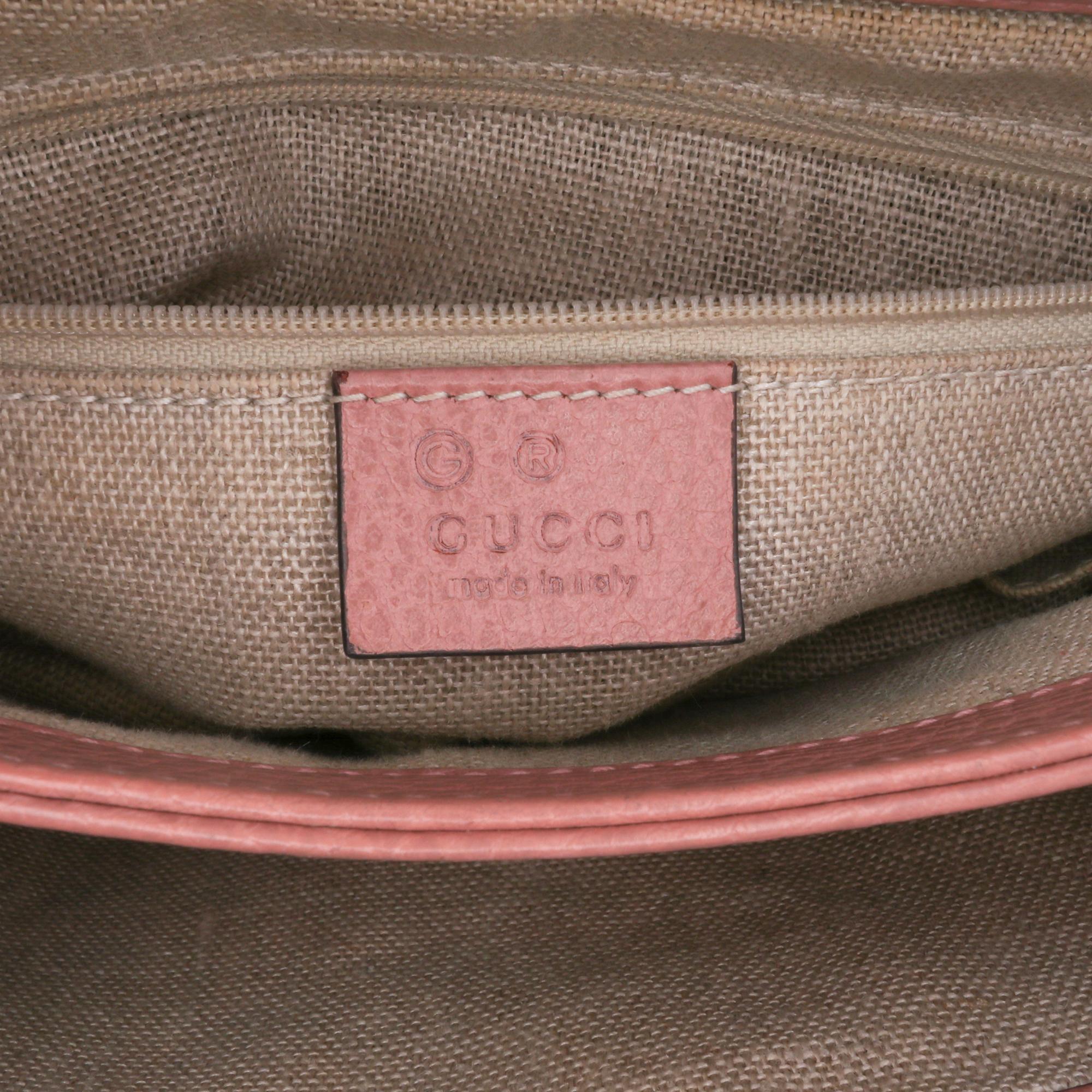 Gucci Small Dollar Calfskin Interlocking G Satchel